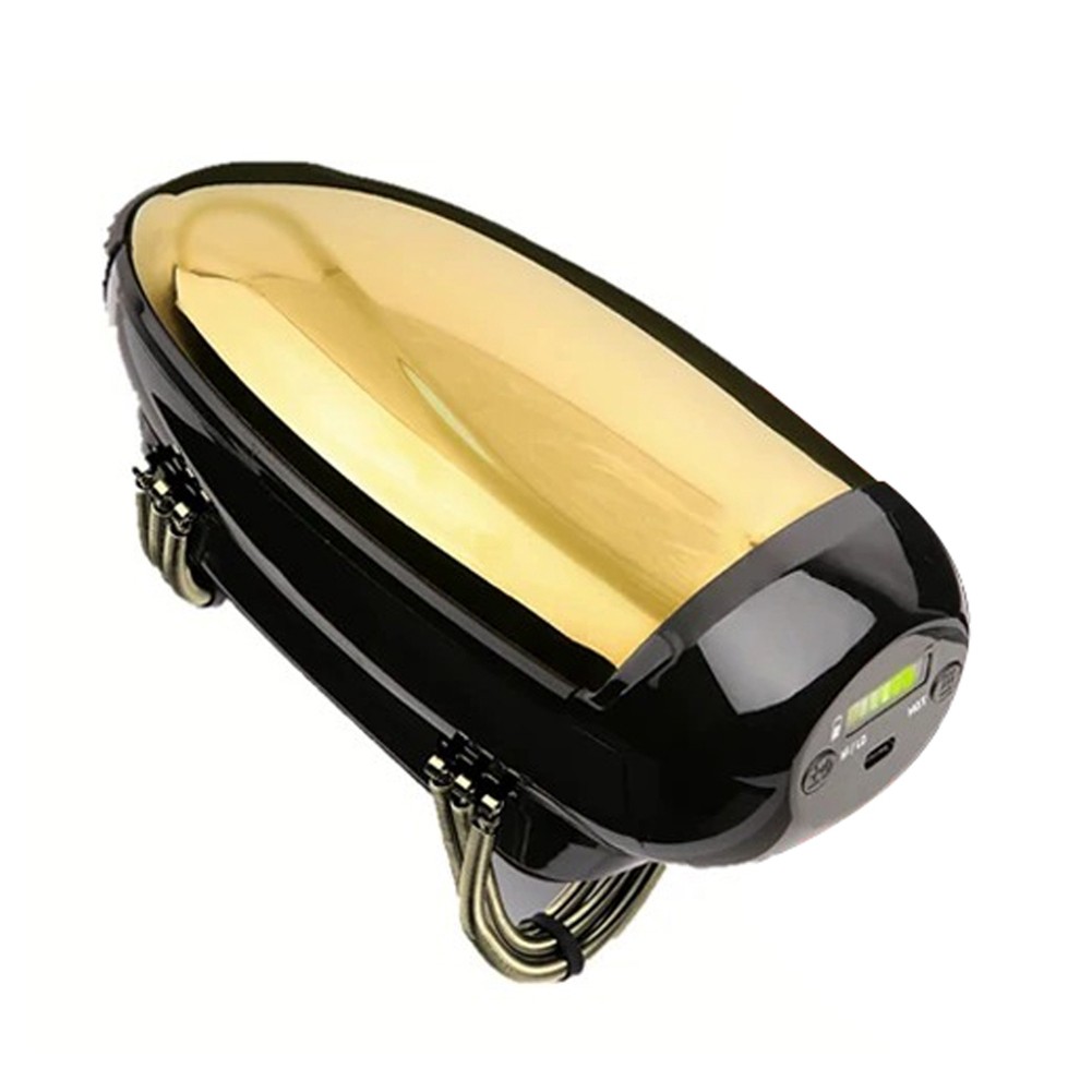 Men'S Barberology Massager Professional Cordless Metal Handheld Heat3157