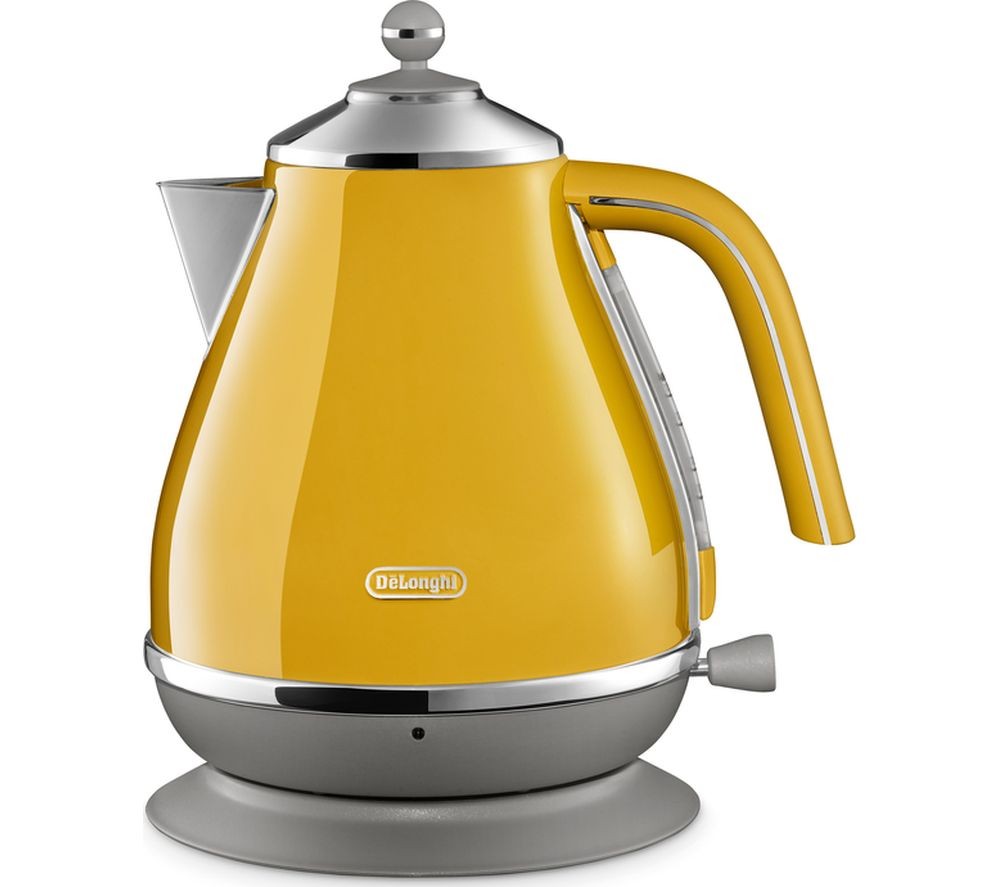 De'Longhi KBOC3001.Y Jug Kettle Icona Capitals 3000W Anti-limescale Filter