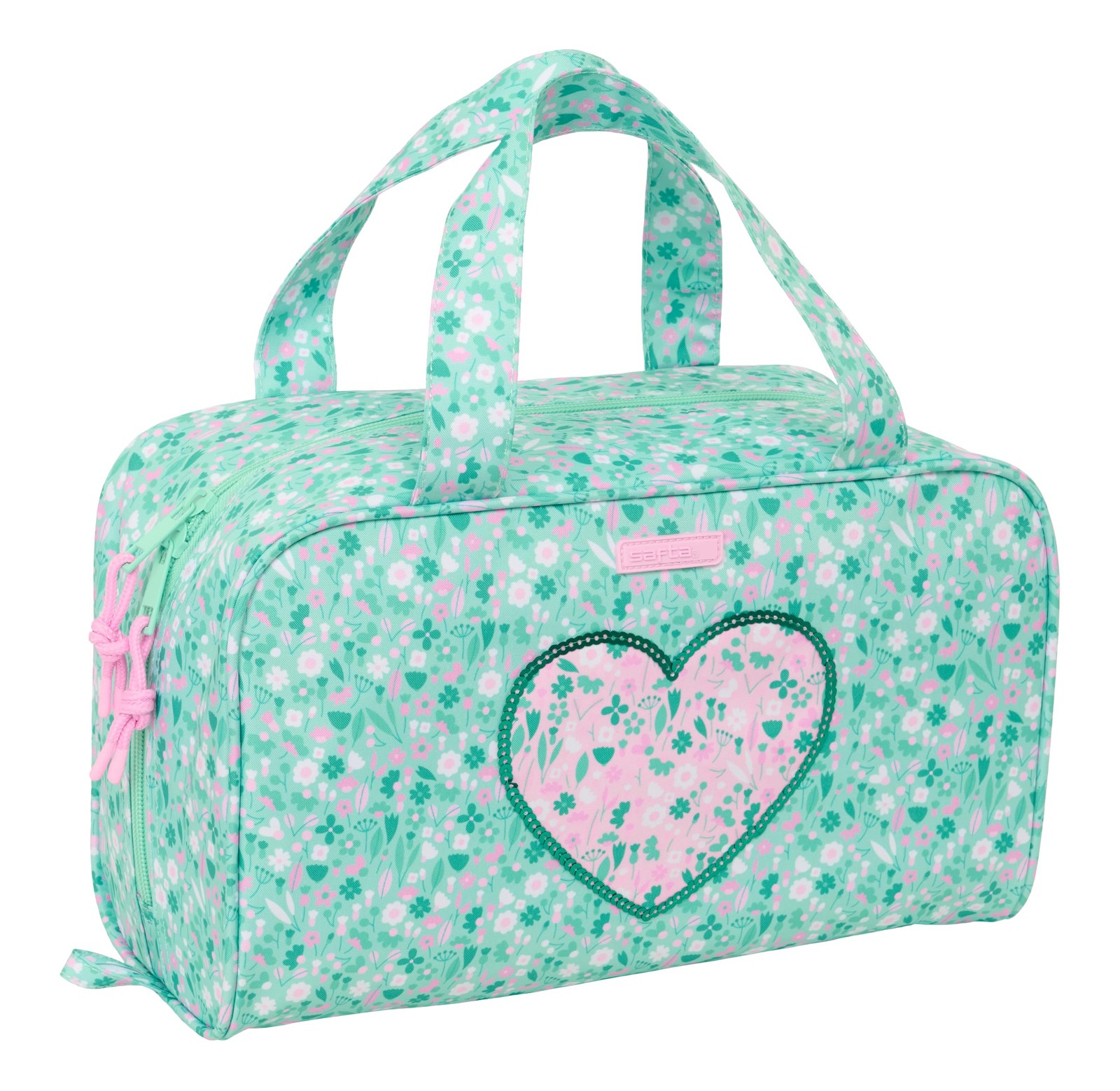 Safta CUORE Rectangular Toiletry Bag with Handle, Children's Toiletry Bag, Adapt