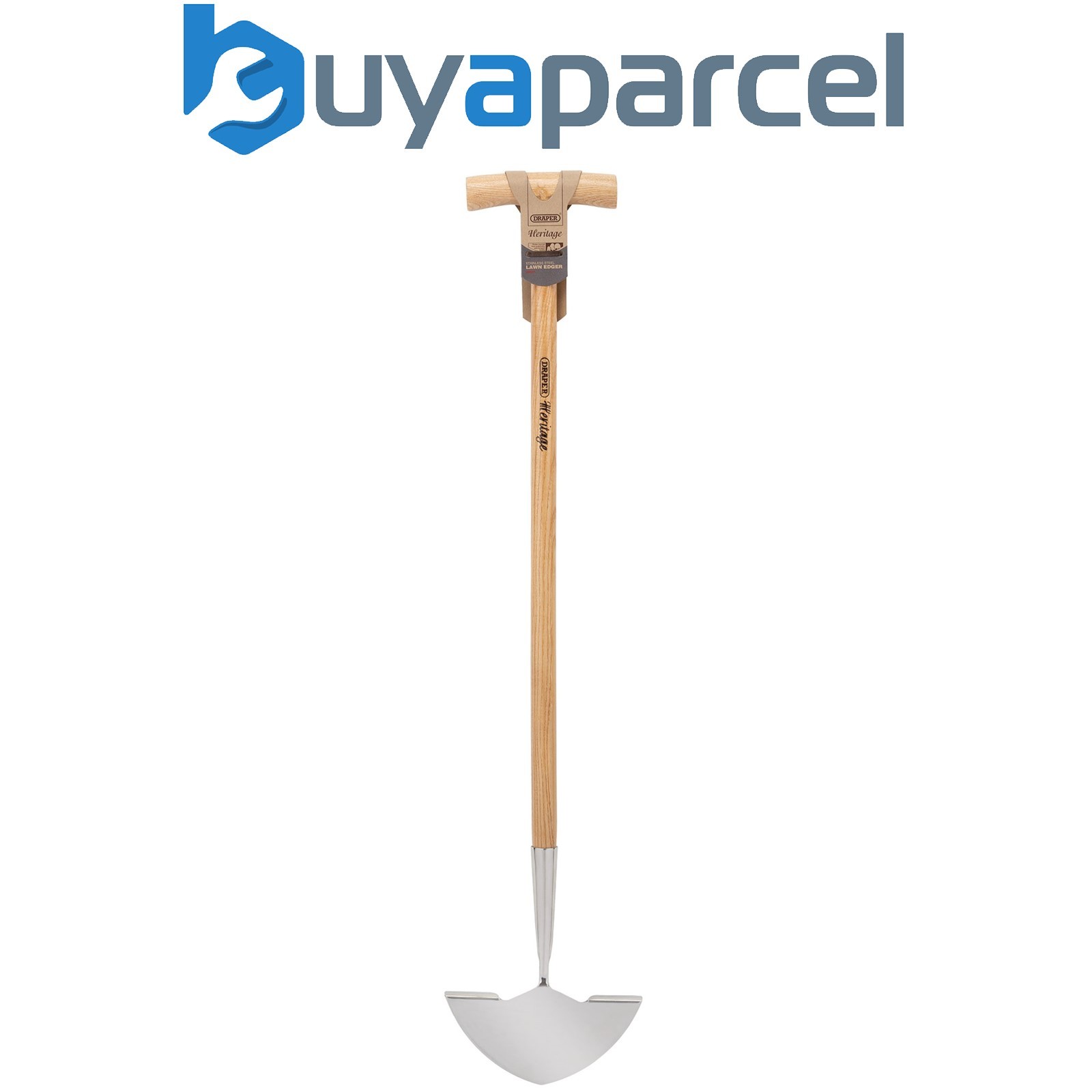 Draper 99021 Draper Heritage Stainless Steel Lawn Edger with Ash Handle