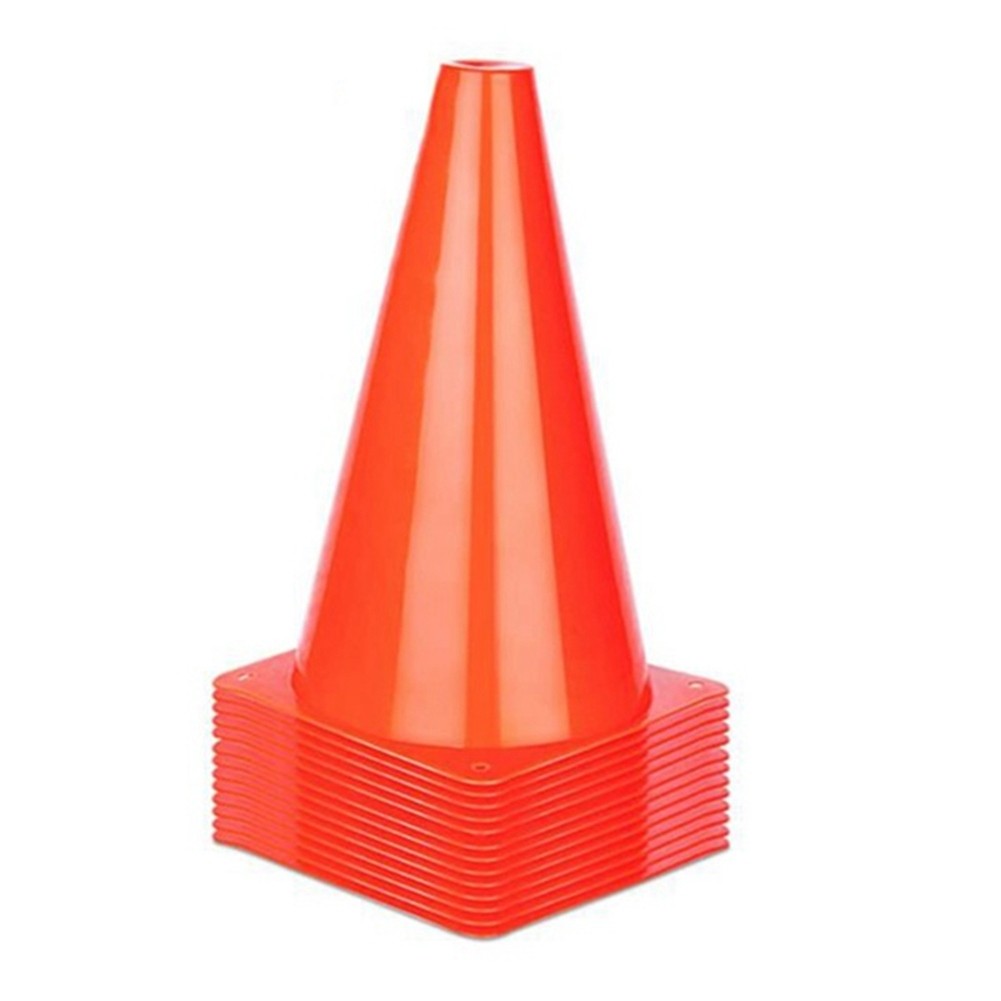 15pcs Plastic Cones for Soccer Basketball Training Indoor Outdoor2118