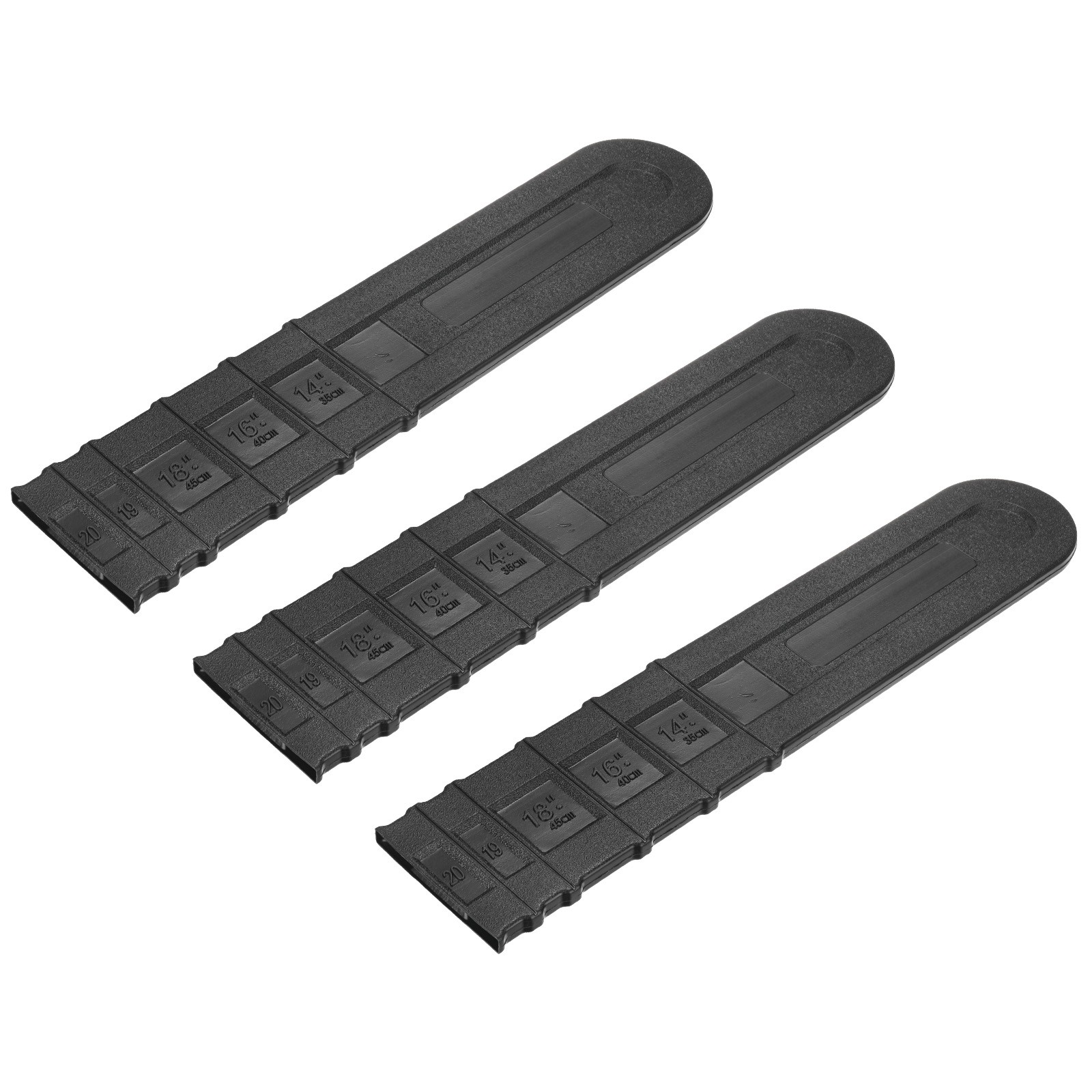 3pcs Chainsaw Chain Cover 20" Plastic Scabbard Cover for Garden Chainsaw
