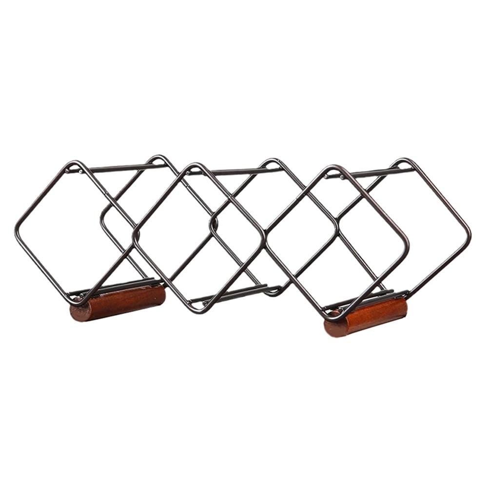 Wine Bottle Storage Rack Modern Wine Shelf Red Wine Rack Metal Bar1011