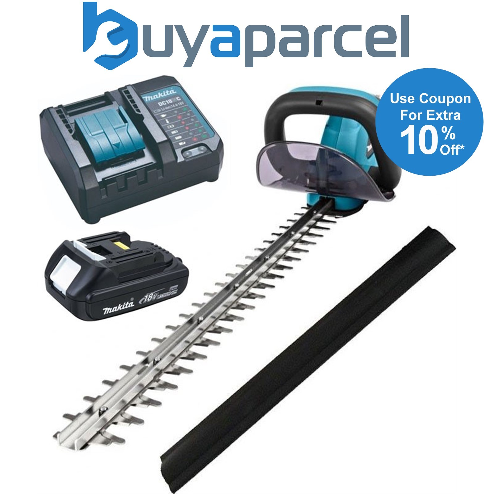 Makita DUH523 LXT 18v Li-Ion Cordless Hedge Cutter 52cm + 1.5Ah Battery +Charger