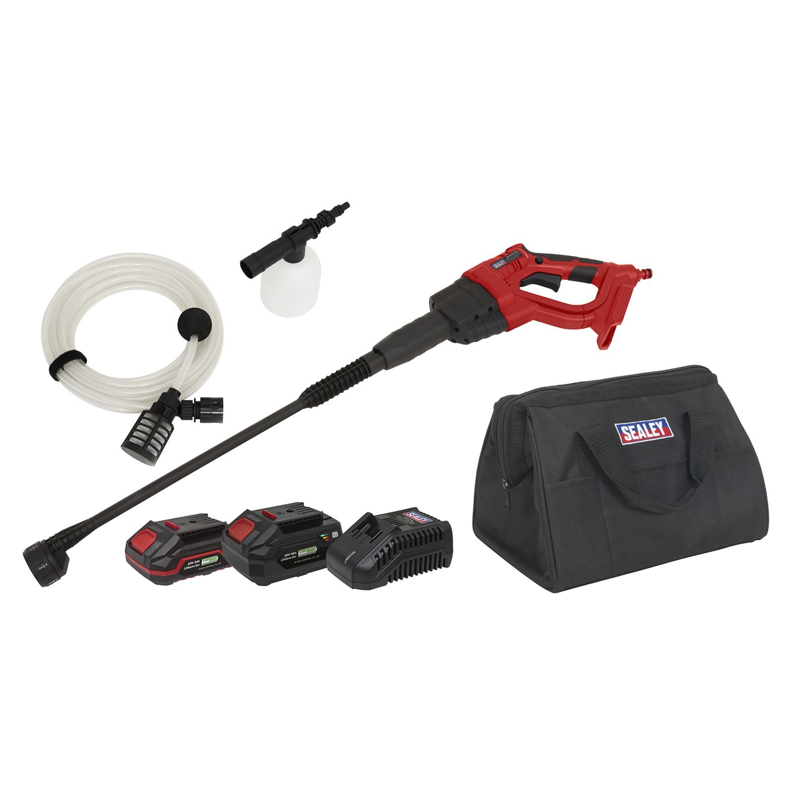 Sealey Cordless Pressure Washer Kit 20V SV20 Series - 2 Batteries - CP20VPWKIT
