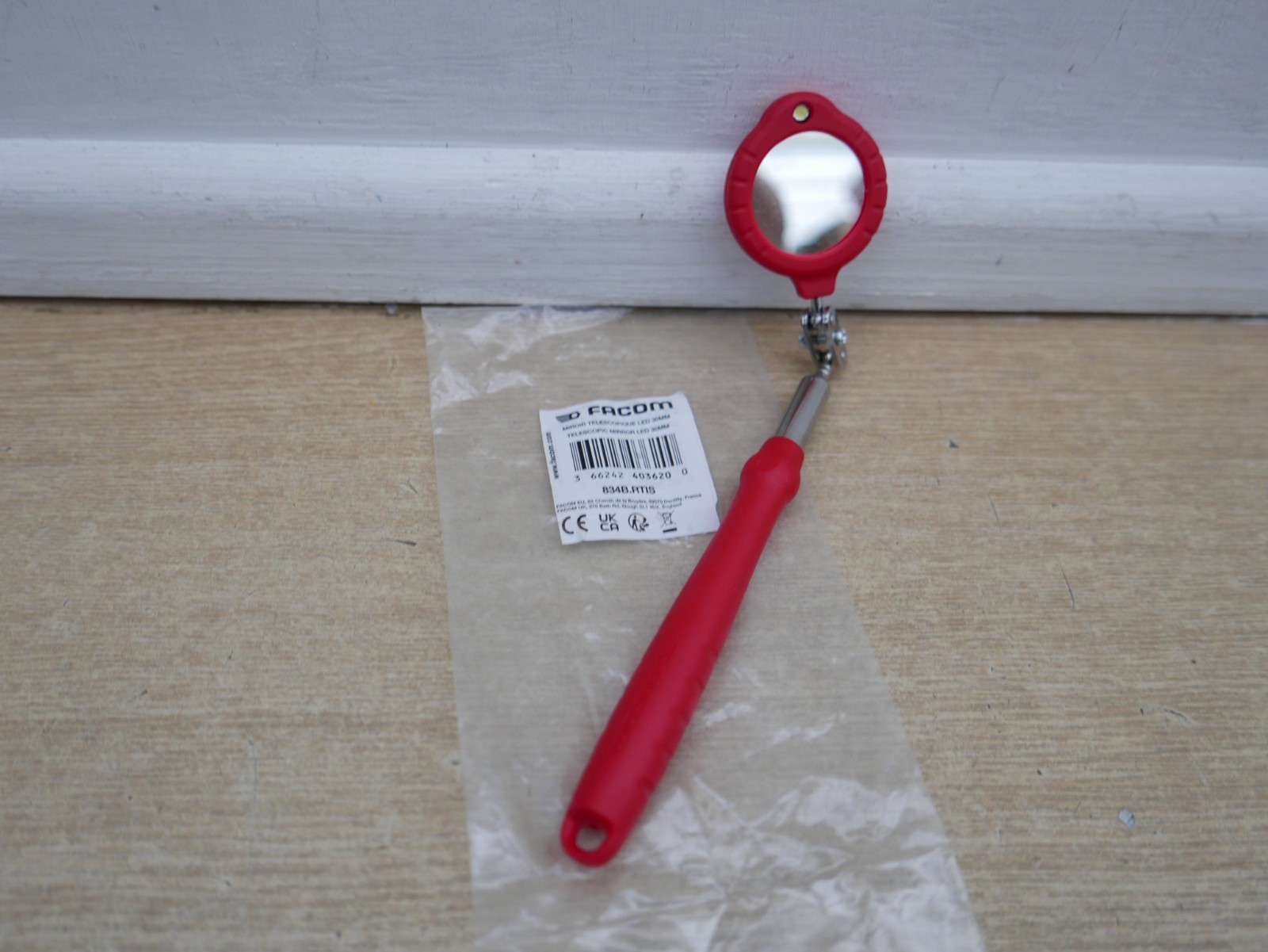 FACOM 834B.RITS 30MM LED TELESCOPIC INSPECTION MIRROR