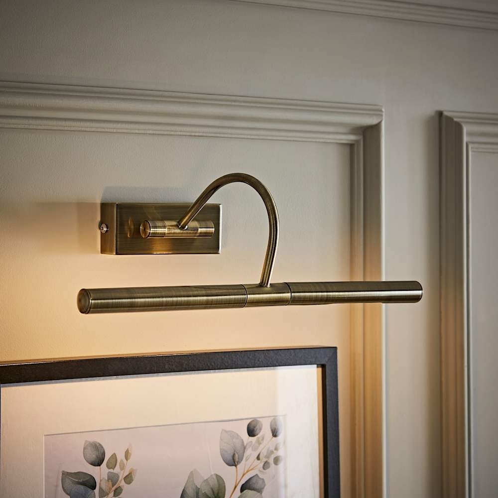 Picture Wall Light Fitting Adjustable Twin Living Room Bedroom Mains Powered