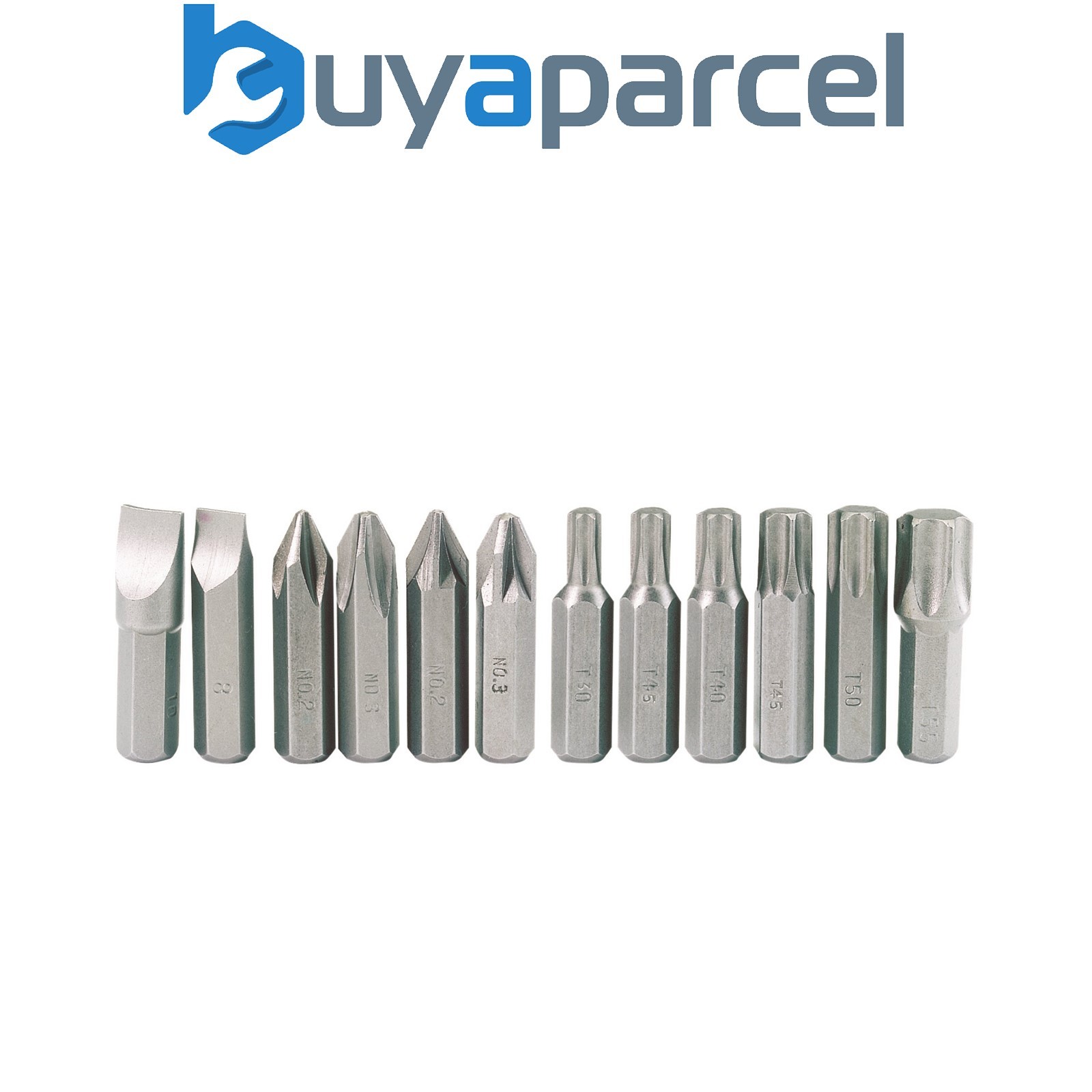 Draper 59001 Impact Screwdriver Bit Set (12 Piece)
