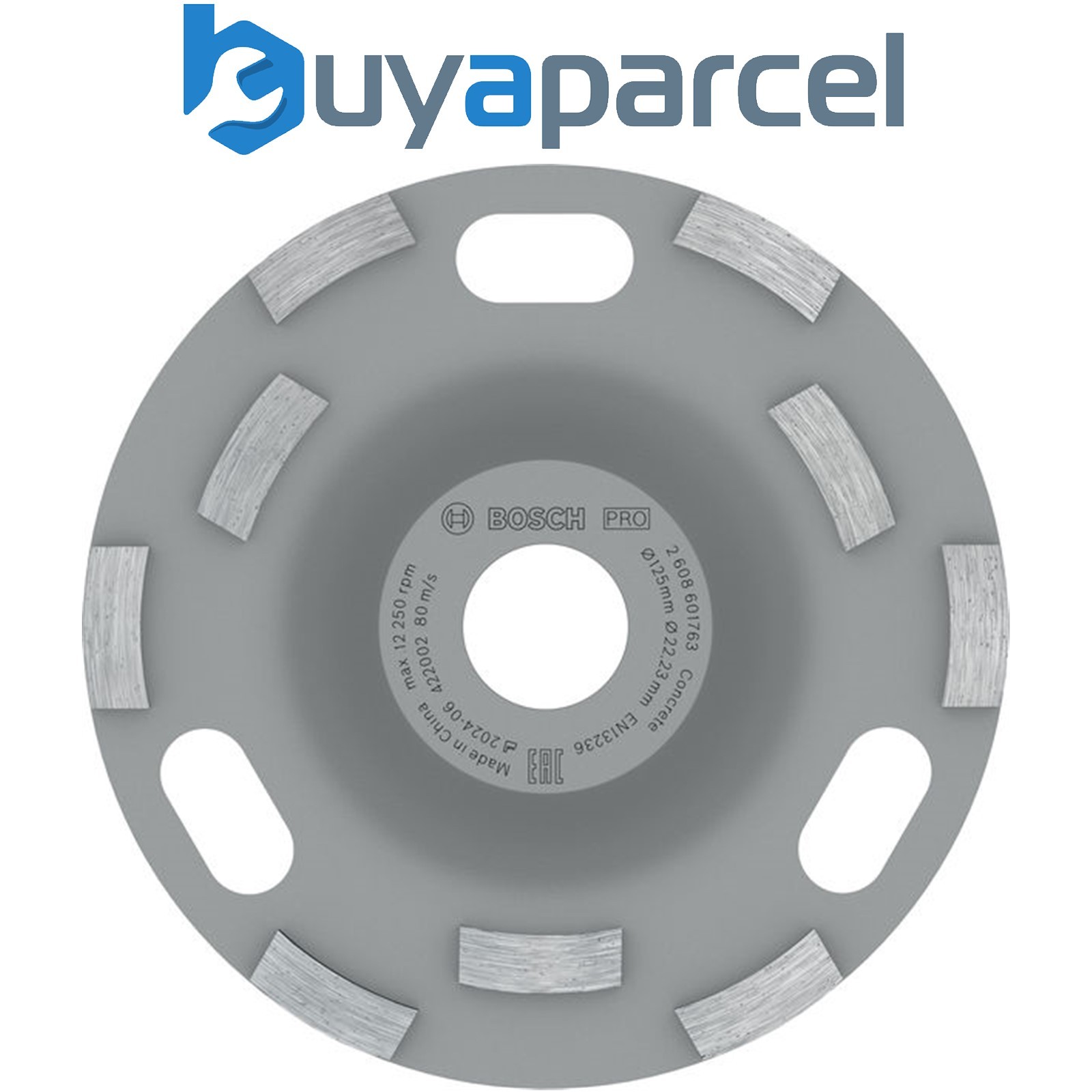 Bosch Diamond PRO Concrete Grinding Head 50 x 125mm 22.23mm 2608601763
