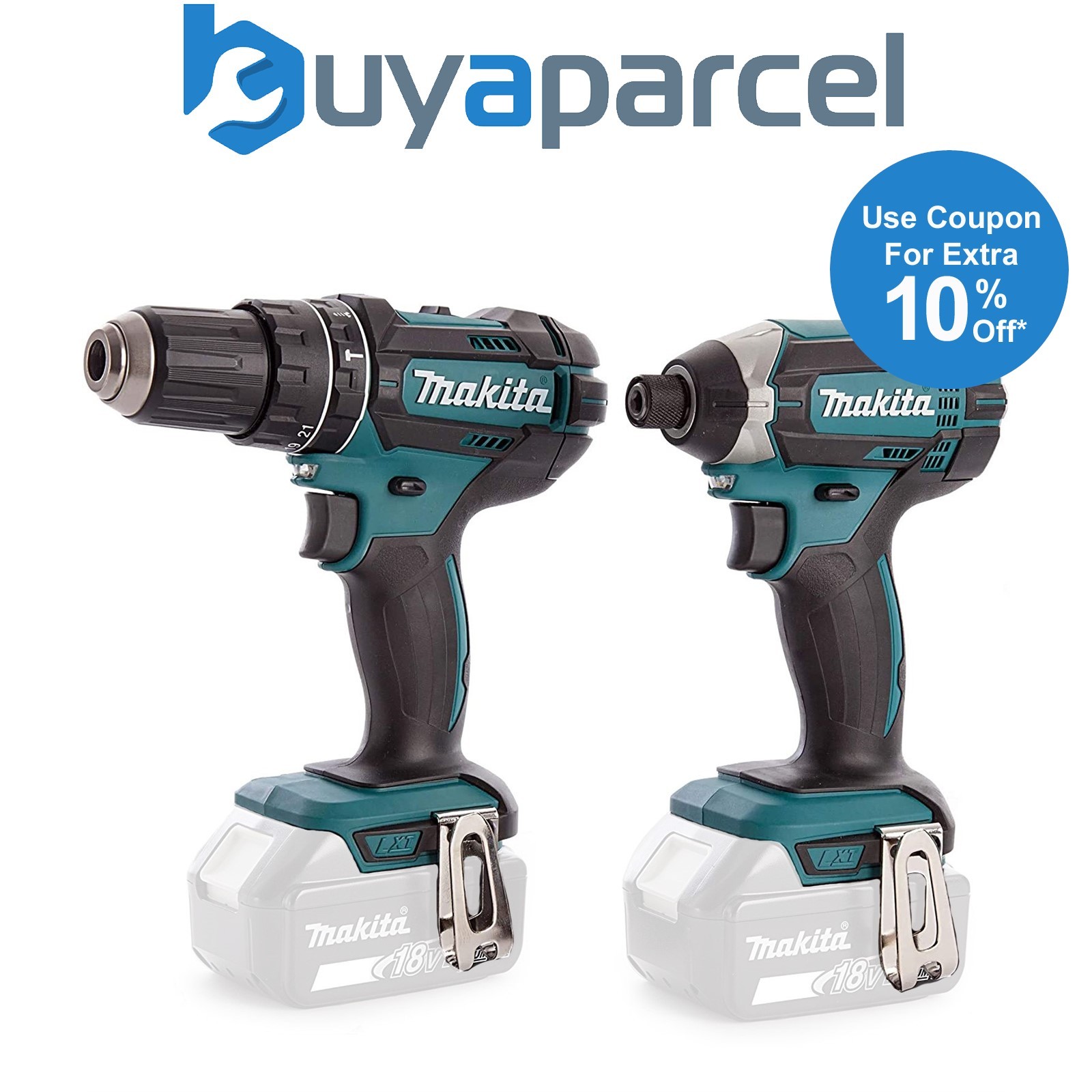 Makita DLX2131 18v Twin Pack DHP482Z Combi Drill + Impact Driver DTD152Z - Bare