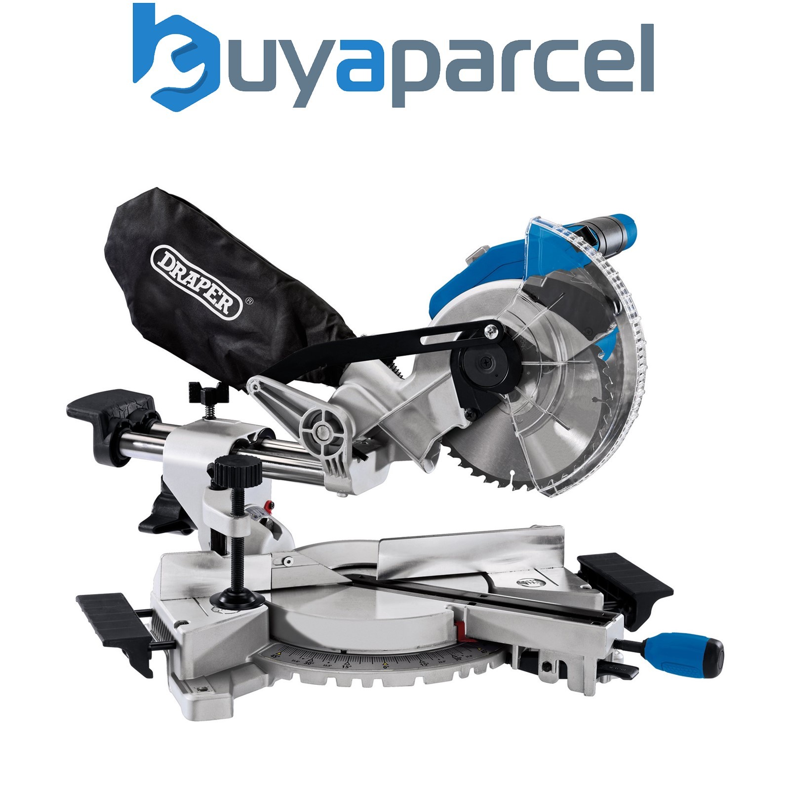 Draper 55588 D20 20V Brushless Sliding Compound Mitre Saw, 185mm (Sold Bare)