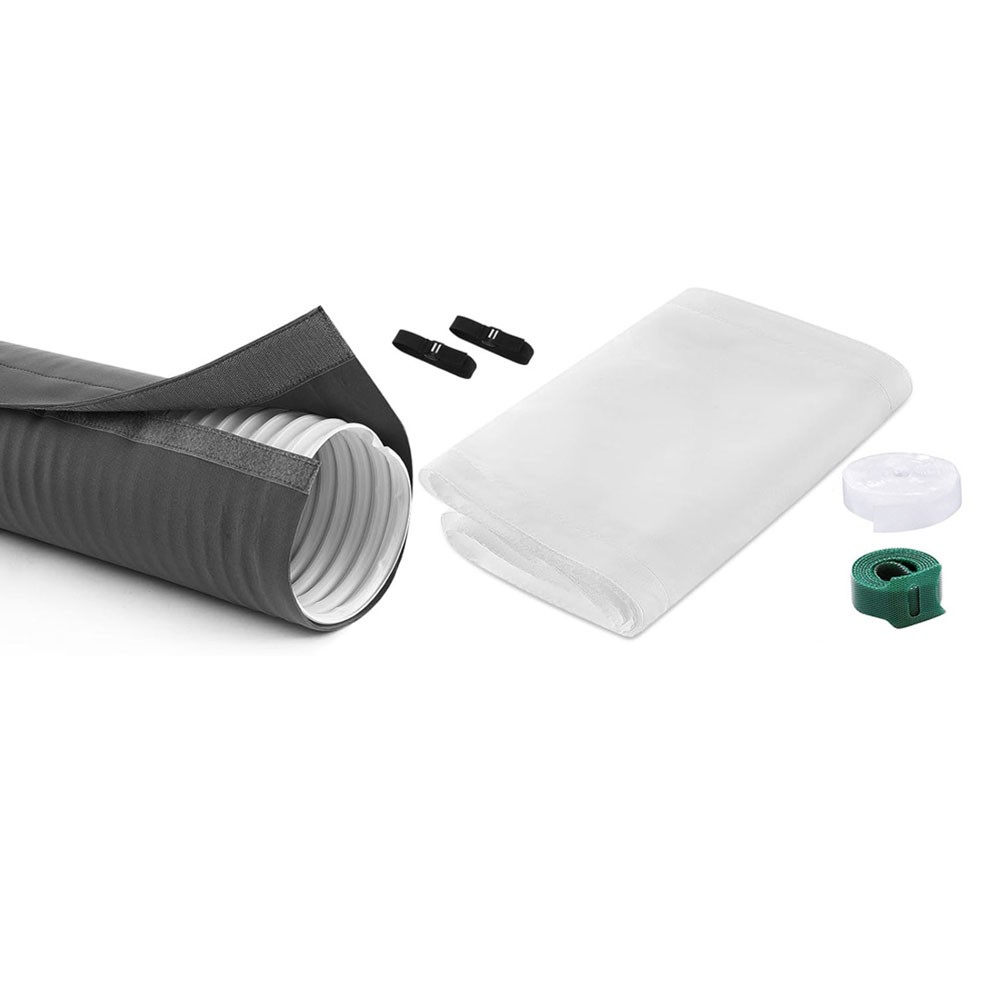 Portable Air Conditioner Window Vent Kit AC Hose Cover Wrap Duct Insulation9861