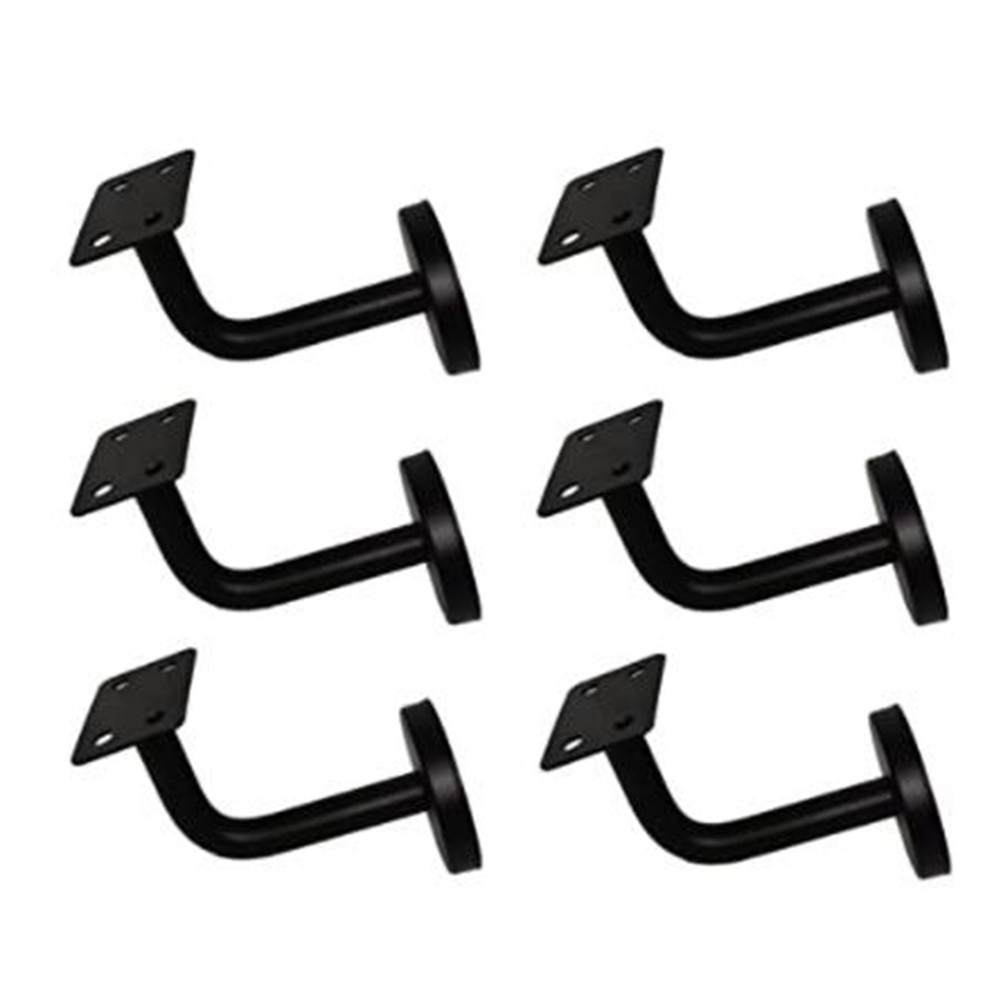 6 Pcs Stainless Steel Stair Handrail Bracket, Heavy Duty Stair Rail Support5510