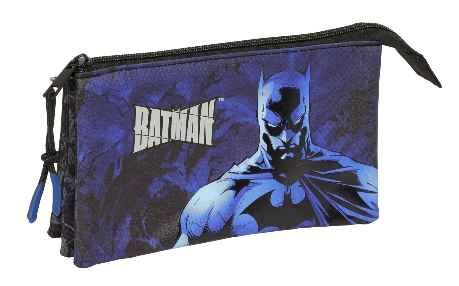BATMAN – Triple Pencil Case, Children's Pencil Case, Ideal for School-Aged Child