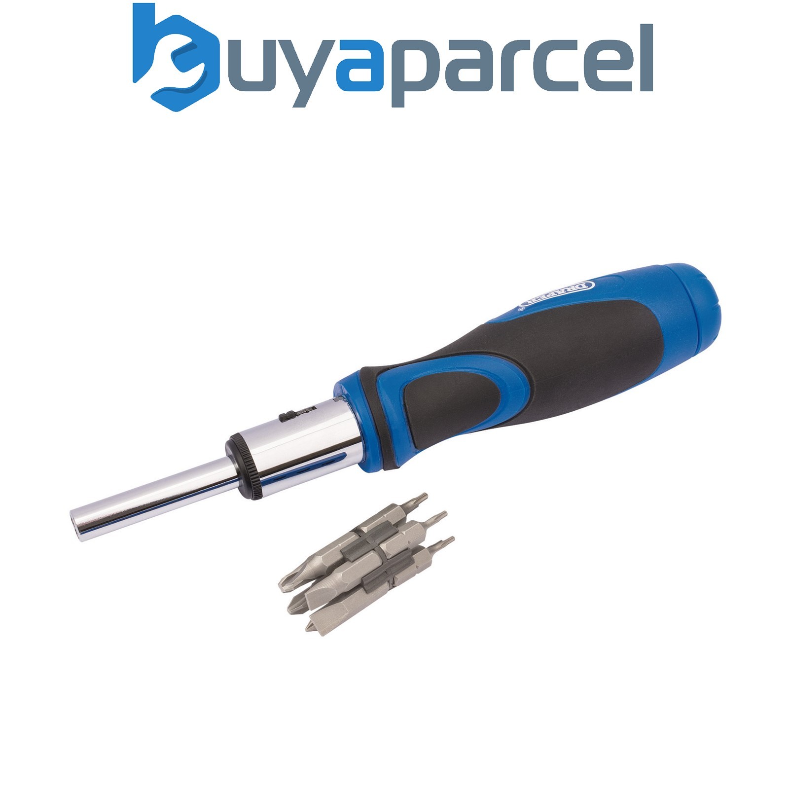 Draper 43640 Ratchet Screwdriver and Bit Set (13 Piece)