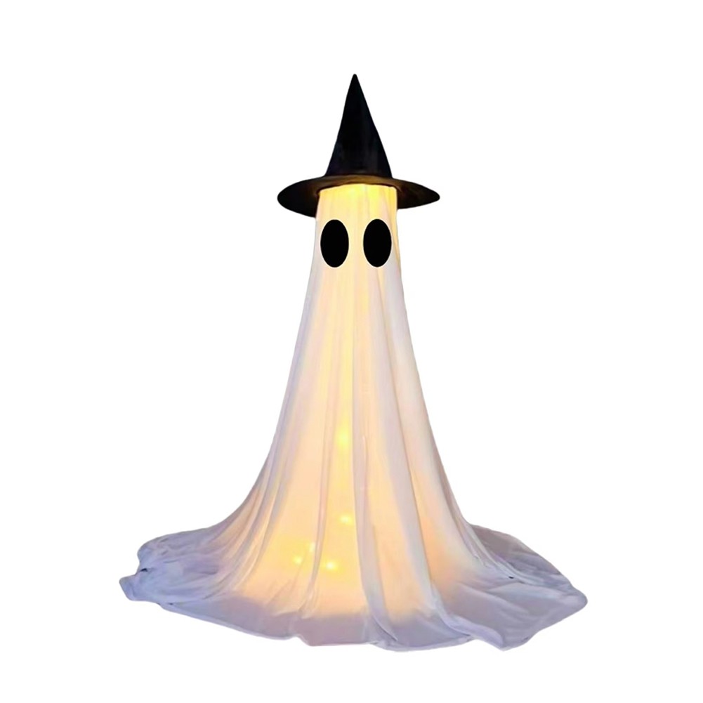 Ghost Light Decor Outdoor Holiday Ornament Glowing Halloween Yard9620