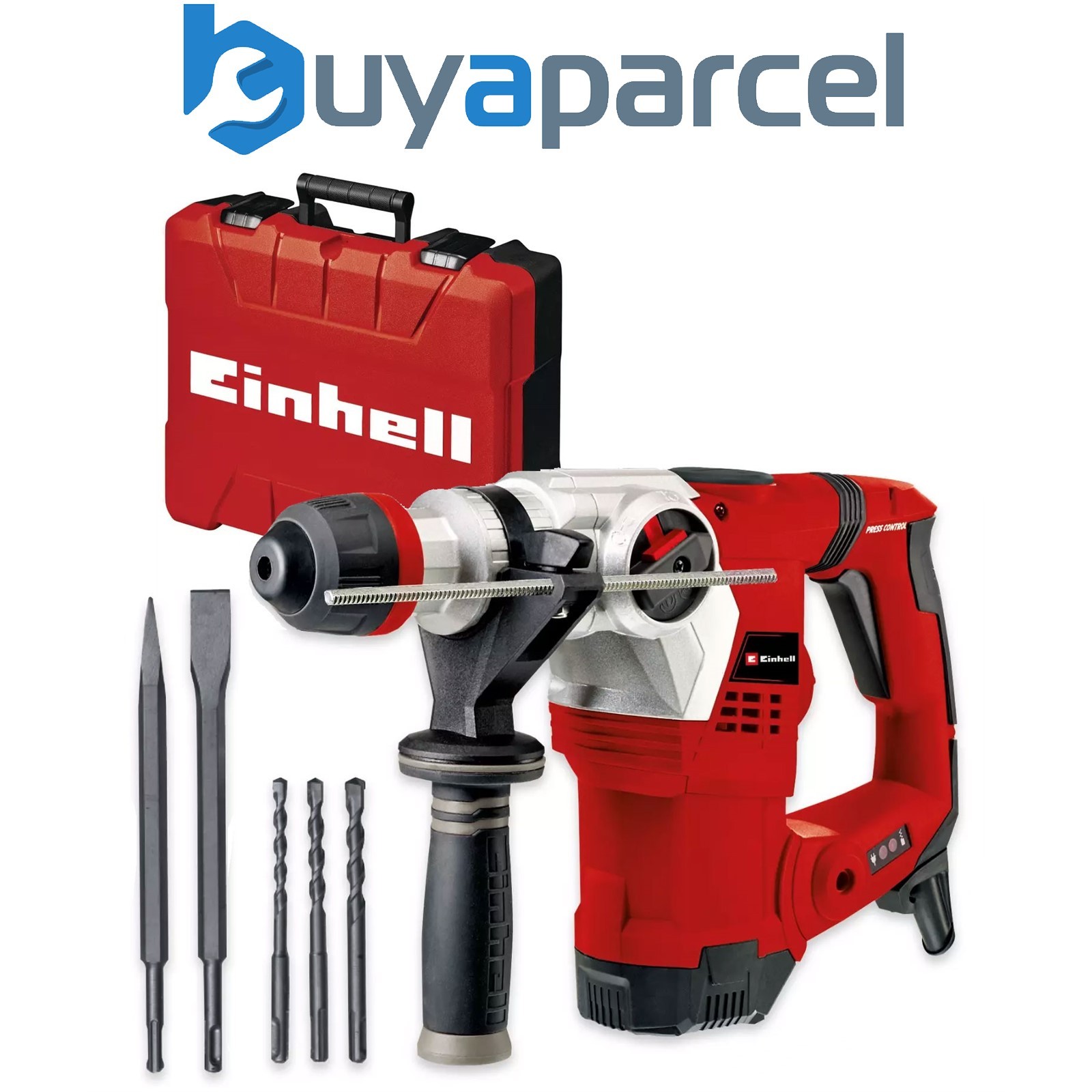 Einhell TE-RH 32 Rotary Hammer Drill 1250W 240V 4 Mode 32MM 5J 5kg + Case + Bits