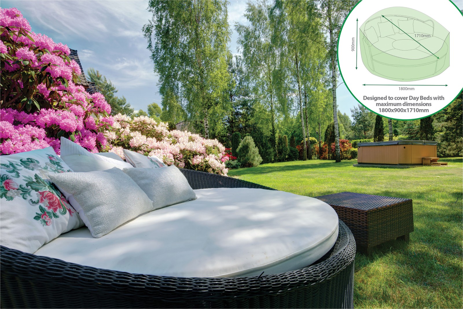 Water Resistant Day Bed Cover