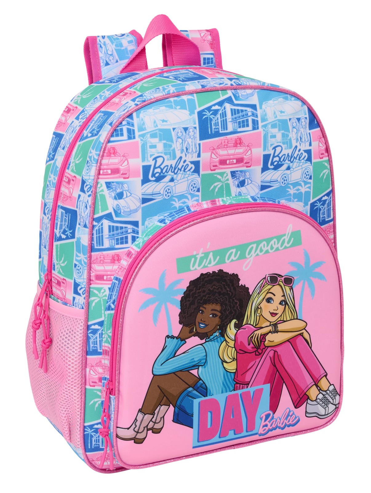 BARBIE – Children's School Backpack, Children's Backpack, Adaptable to Trolley,