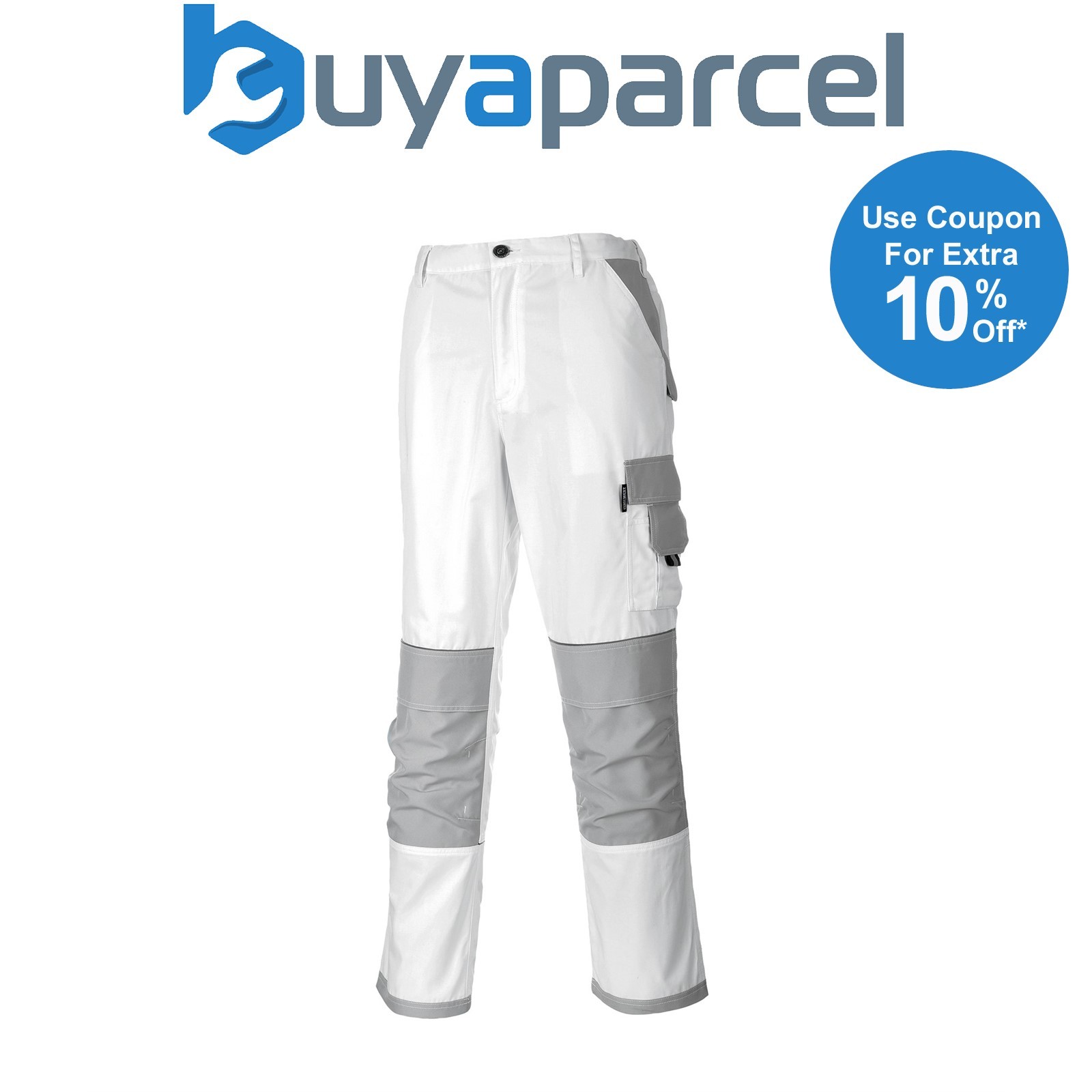 Portwest Pro Painters Decorators Trousers Slim Fit 10 Pockets + Hammer Loop S