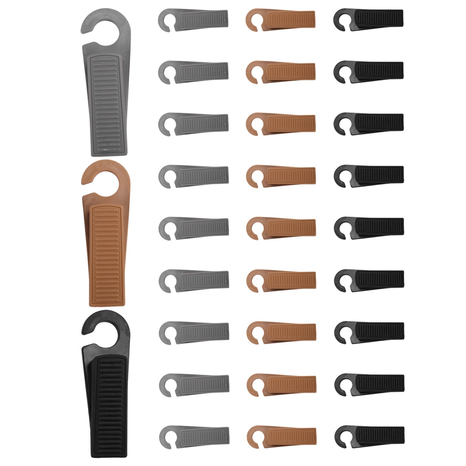 30PCS Door Stop Wedge Stop Home Offices Door Rear Retainer Stopper Door4287