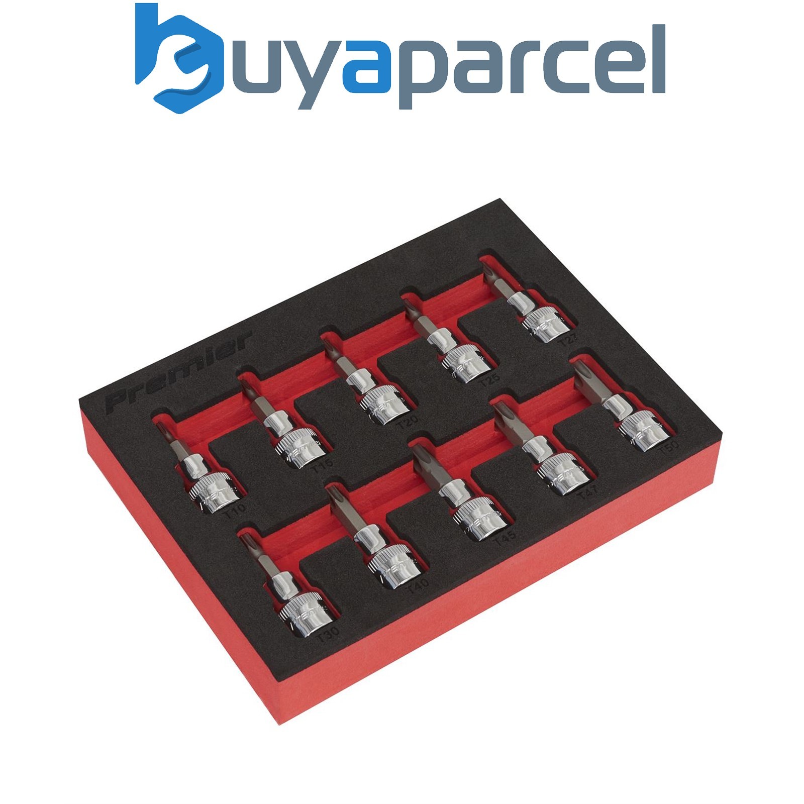 Sealey AK6242 Premier TRX-Star* Socket Bit Set 3/8"Sq Drive 10pc