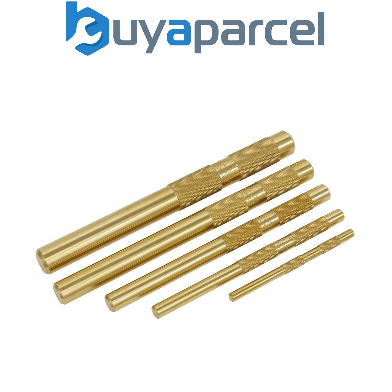 Sealey AKB05 Brass Punch Set 5pc