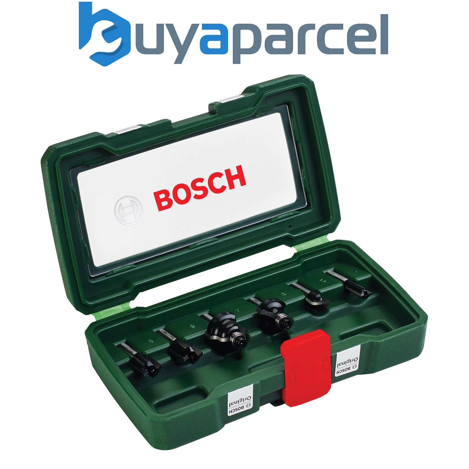 Bosch HM Wood Router 8mm Set 1/4" Milling Set 6 Piece 2607019462