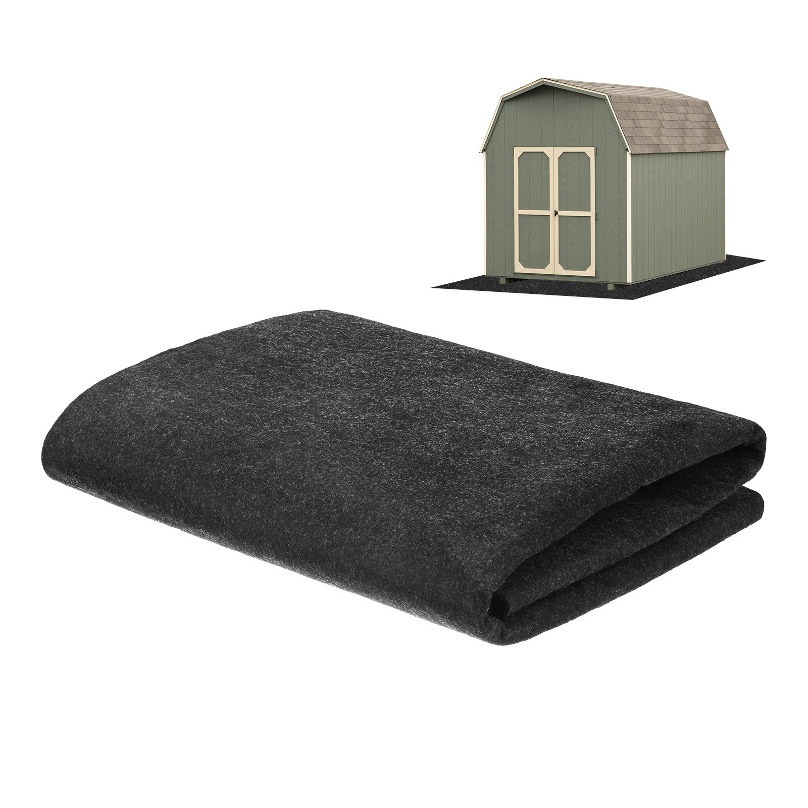 Outdoor Storage Shed Mat, 1219x762mm Non Slip Waterproof Carport Protect Pad