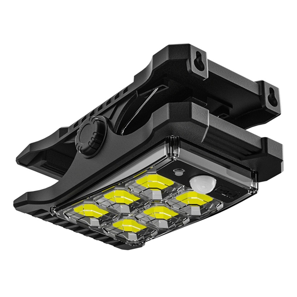 2X(Garden Clamp Light Motion Sensor Light Balcony Yard Wall Sensor Light Q5F6)