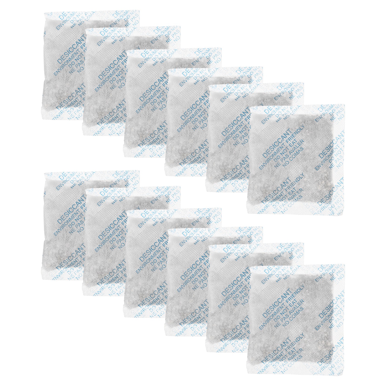 50 Gram(12Packs) Desiccant Packs Packets for Food Storage Electronics