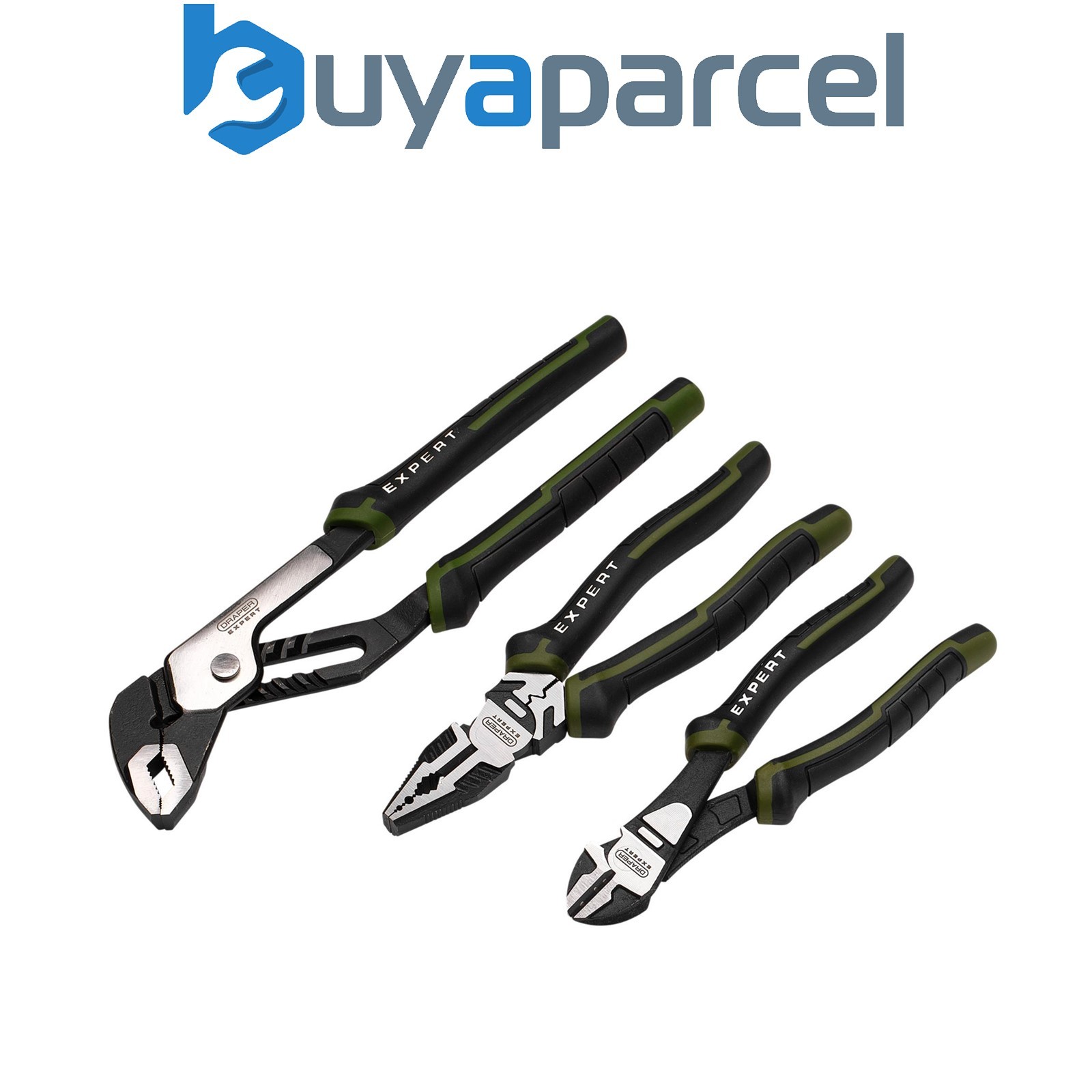 Draper 28536 Draper Expert High Leverage Pliers Set with Water Pump Pliers (3 Pi