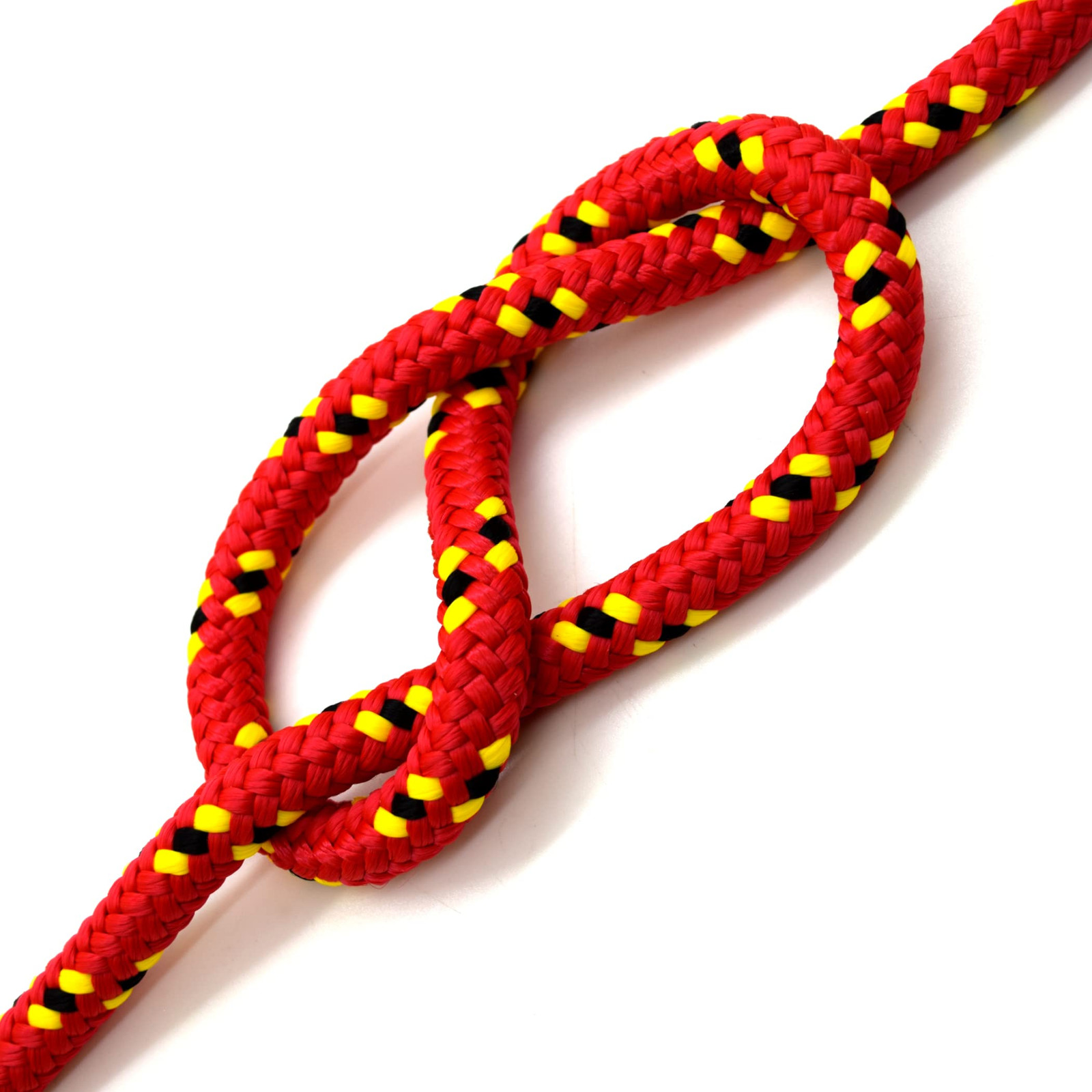 6mm x 100 metres / 328 ft of Red & Black Polypropylene Rope Poly Cord Twine