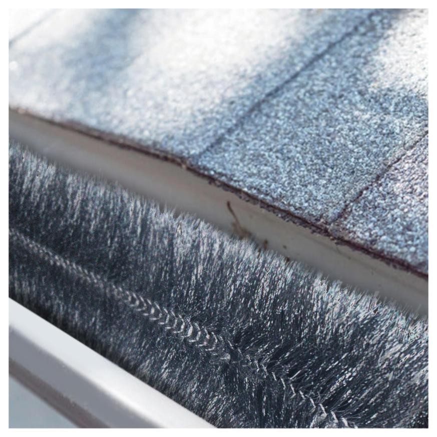 115mm x 4m Leaf & Moss Guard Gutter Brush - GH619