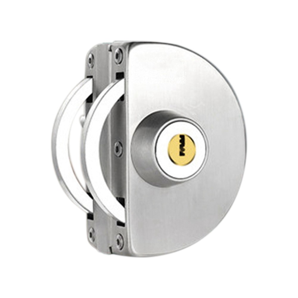 Glass Display Cabinet/Showcase Locks Stainless Steel Door No Need Drilling8211