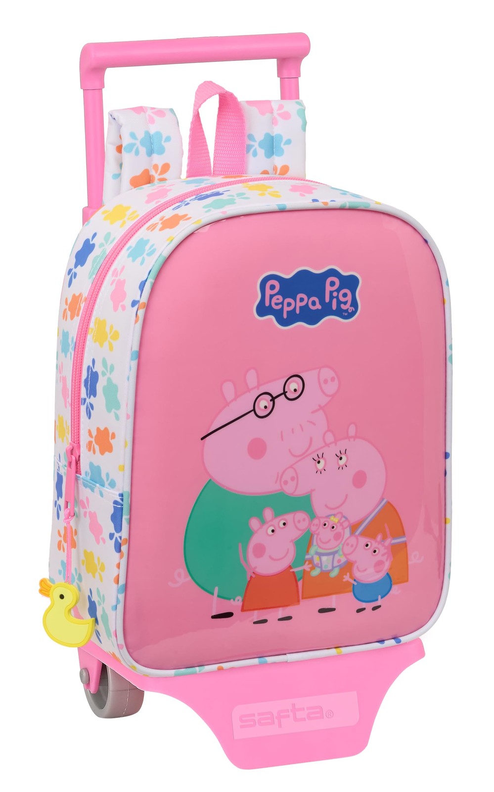 PEPPA PIG BABY PIG – Nursery Backpack with Safta Cart, Ideal for Children of Dif