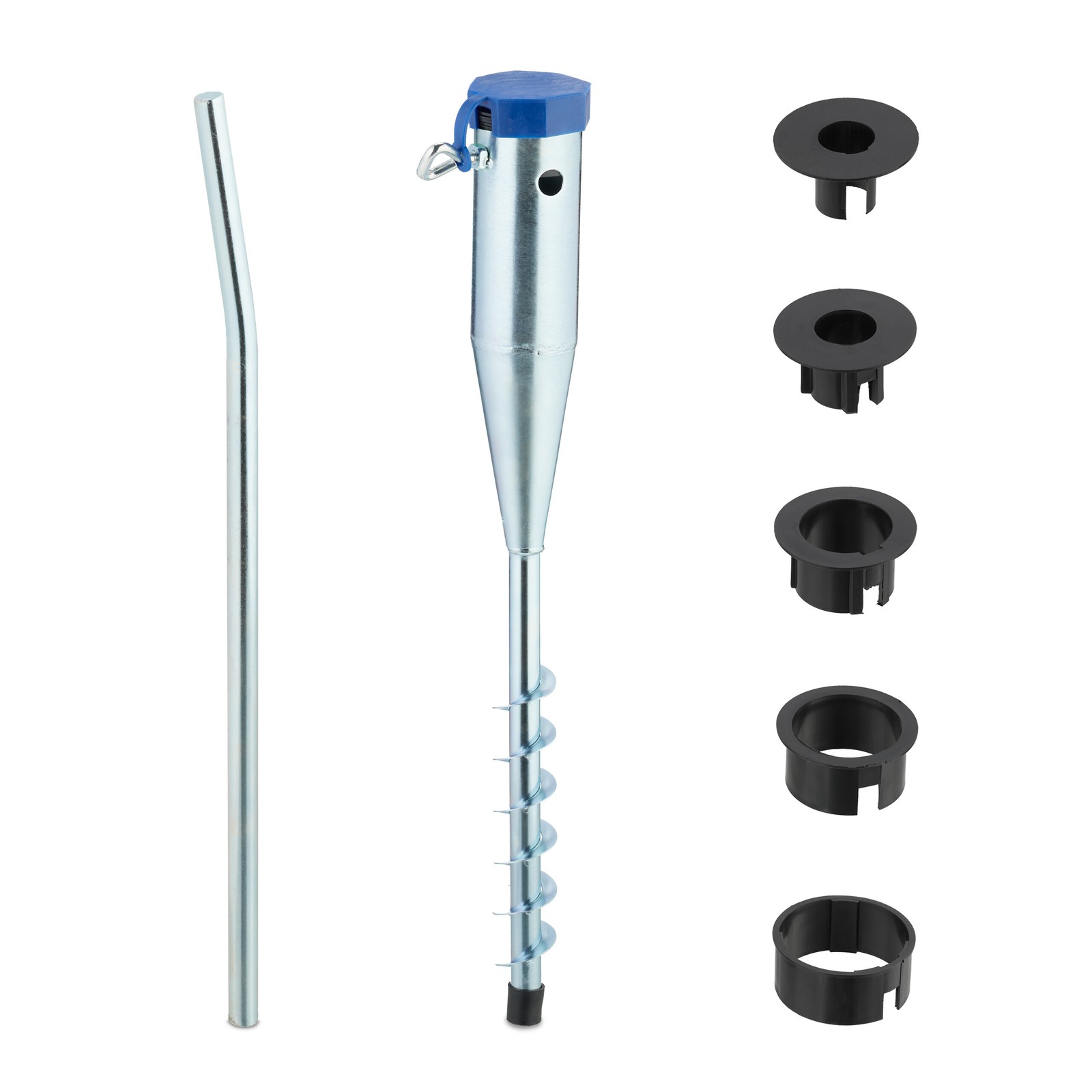 Ground sleeve Parasol Base Umbrella Holder outdoor stabiliser portable Durable