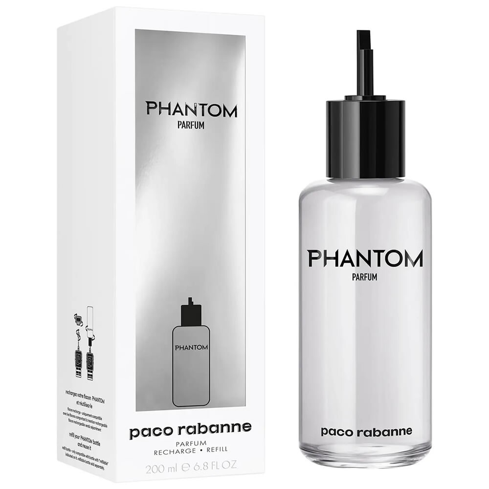 PACO RABANNE PHANTOM 200ML PARFUM REFILL BOTTLE BRAND NEW & SEALED