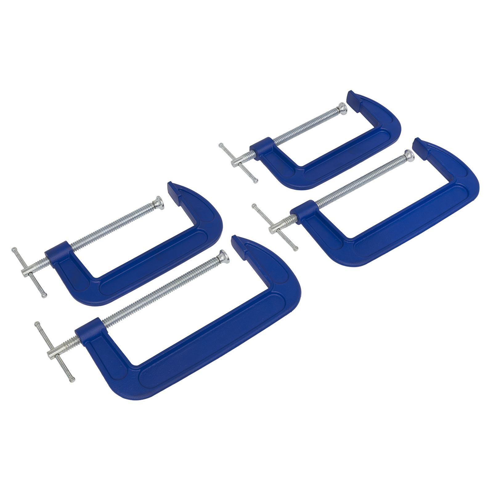 Sealey G-Clamp Set 4pc - 150mm & 200mm - AK6006SET