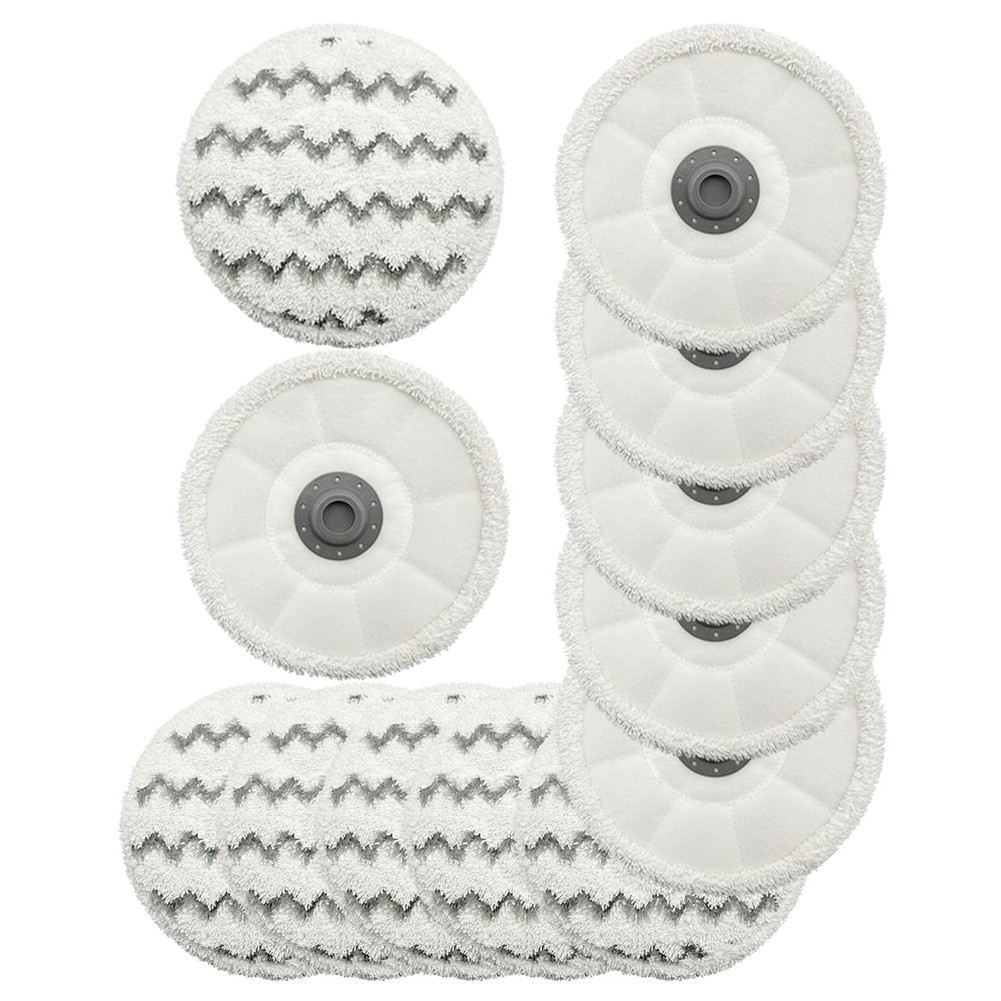 12Pack Rotating Mop Pads Replacement for  SmartSteam 3897A Scrubbing Steam1968