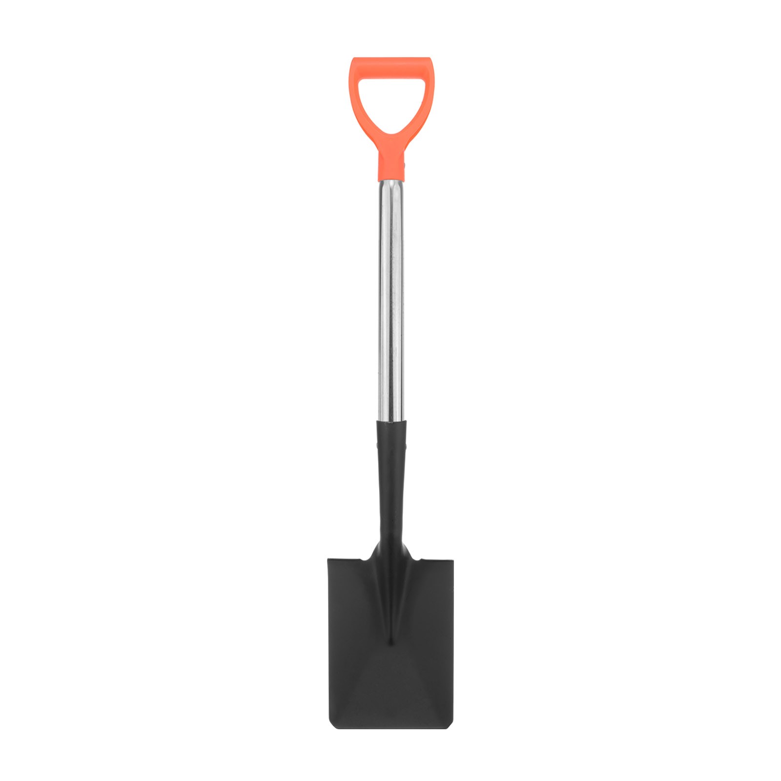 Shovels for Digging 31" Stainless Steel Square Spade with D-Handle Orange