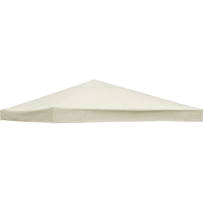 3x3m Garden Gazebo Top Cover Roof Replacement Tent Canopy Fabric 1-Tier Ivory