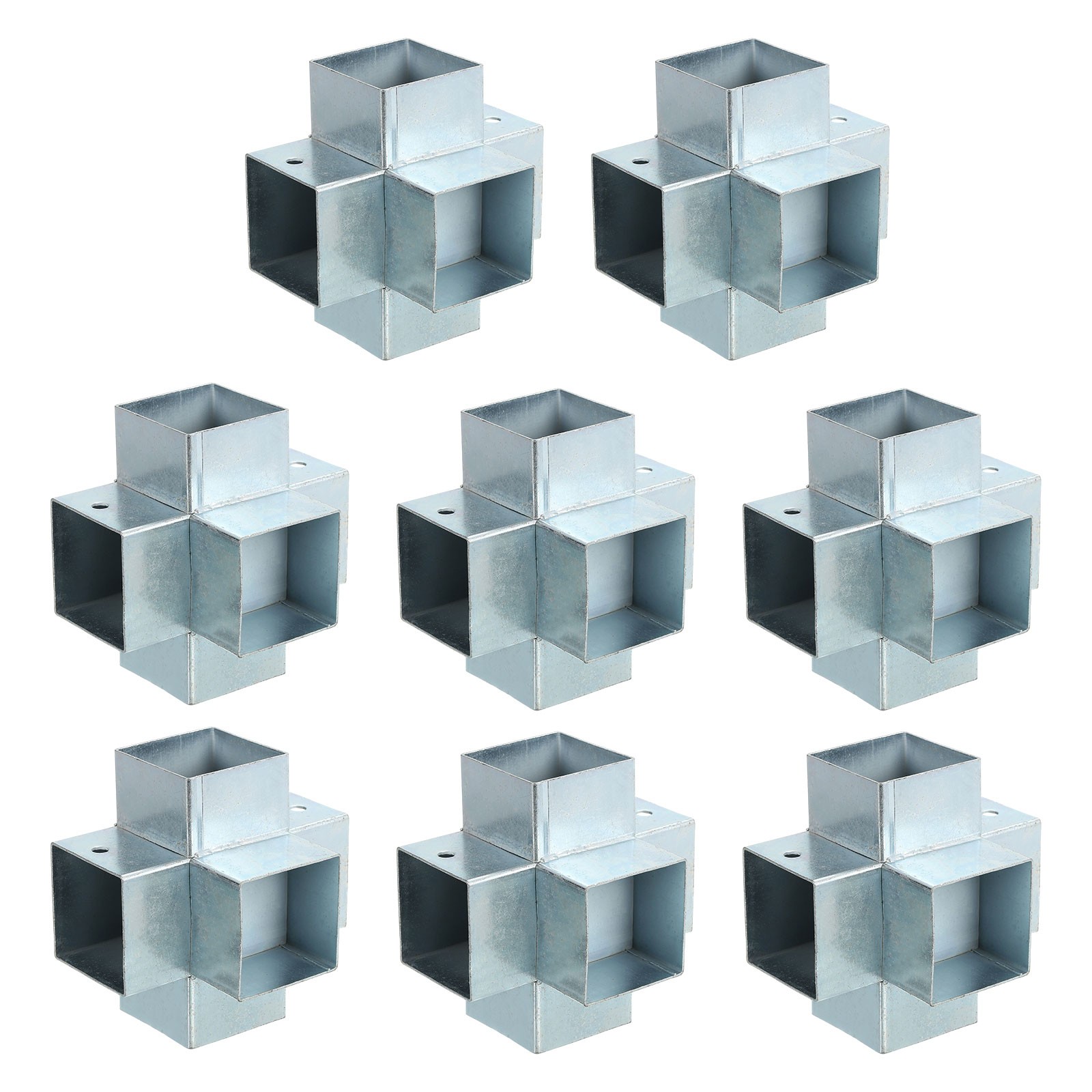 5-Way Gazebo Brackets Kit, Angle Bracket for 1.6" x 1.6" Lumber (8 Pack)