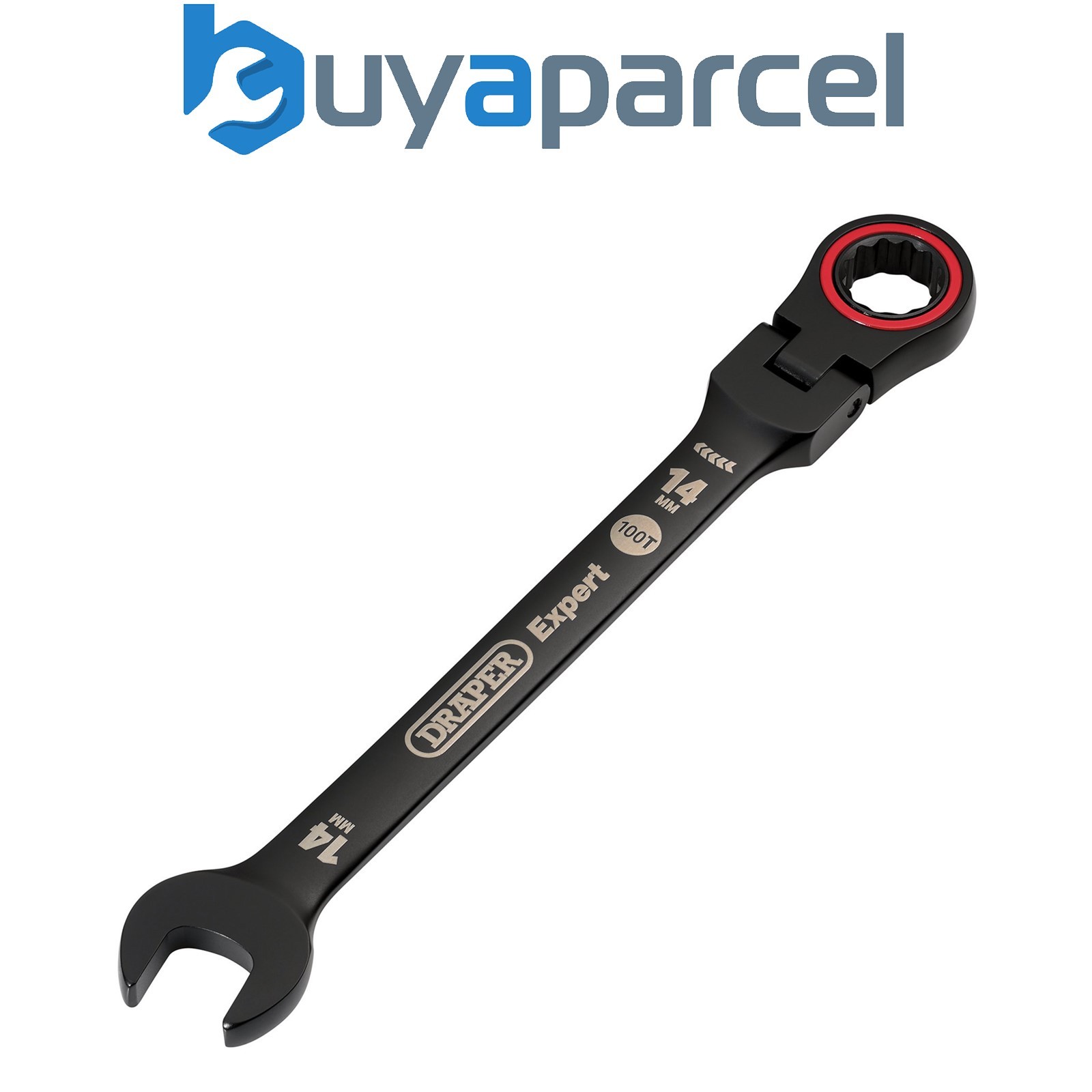 Draper 03920 Draper Expert HI-TORQ Metric Flexible Head Ratchet Combination Span