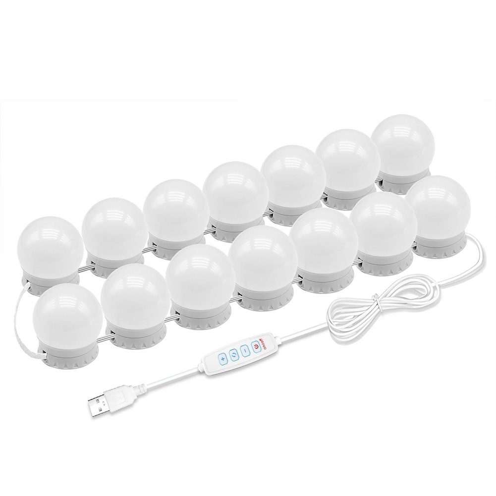 10X(LED Vanity Lights with 14 Dimmable Bulbs,10 Brightness Levels1003