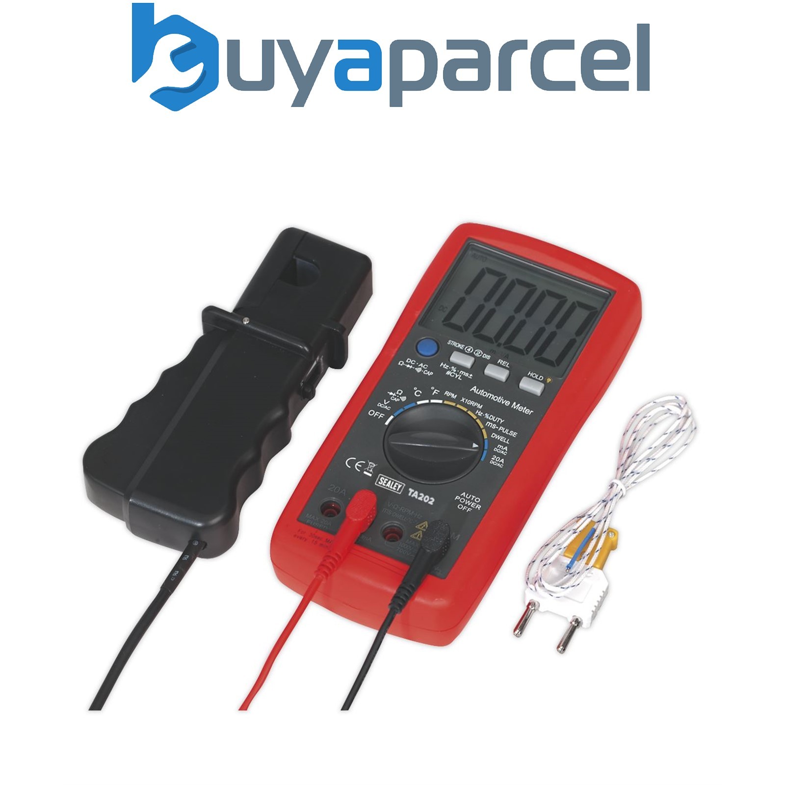 Sealey TA202 14-Function Digital Automotive Multimeter with Inductive Coupler