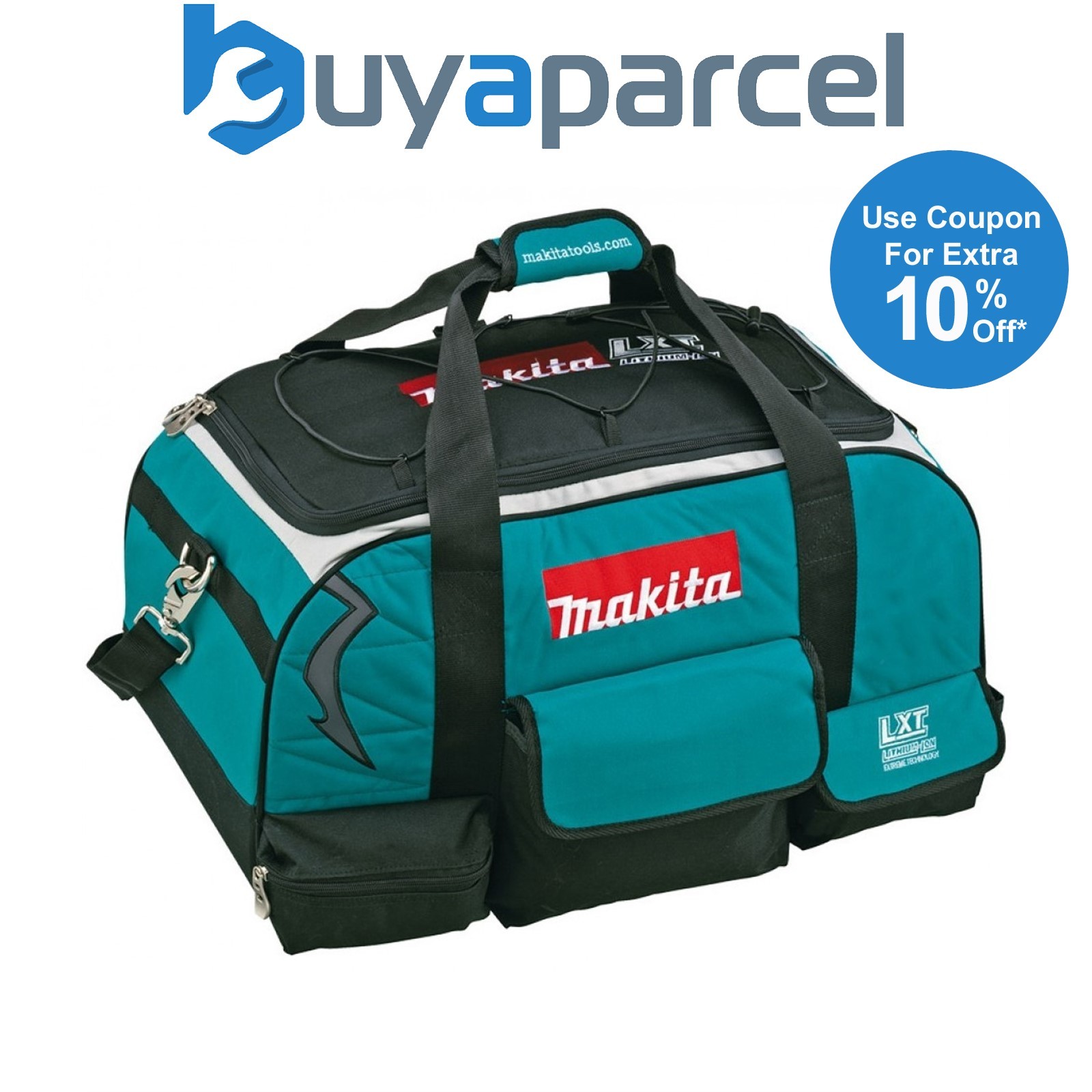 Makita LXT400 23" 58cm LXT Heavy Duty Padded ToolBag Tool Bag + Shoulder Strap