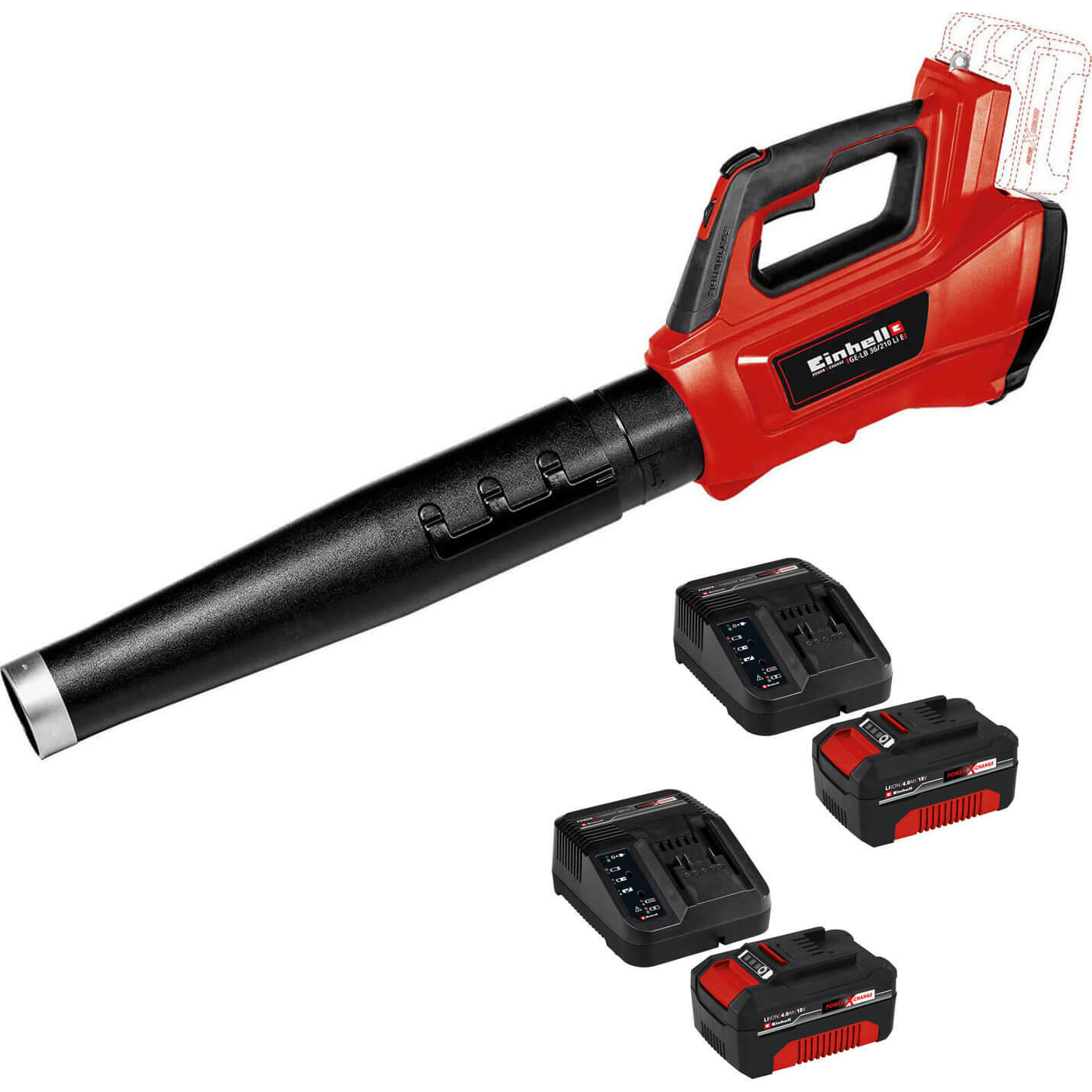Einhell Professional GE-LB 36/210 Li E 36v Cordless Brushless Garden Leaf Blower
