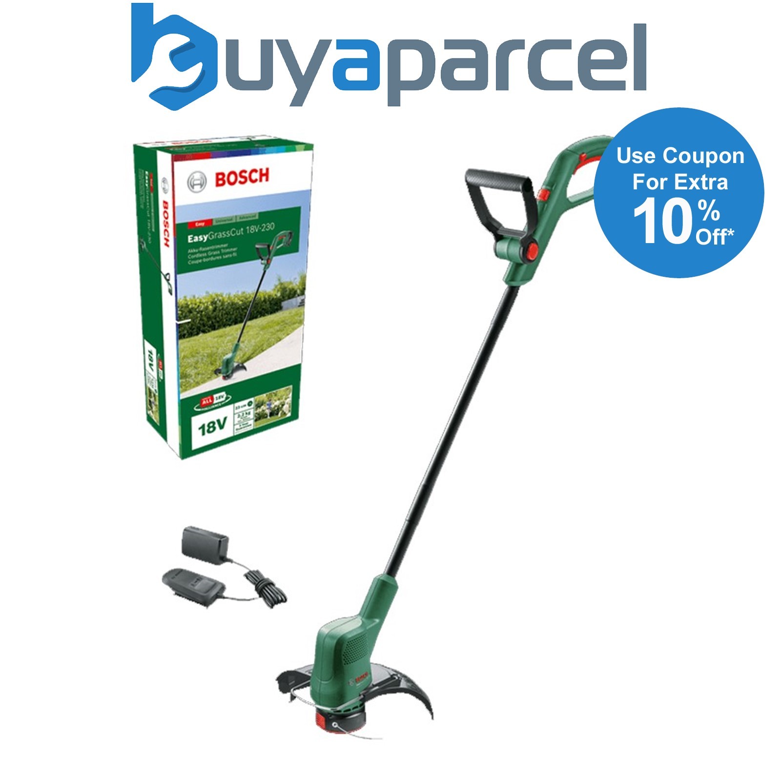 Bosch EasyGrassCut 18V-230 Cordless Line Grass Trimmer Strimmer 18v 1x 2.0Ah Bat