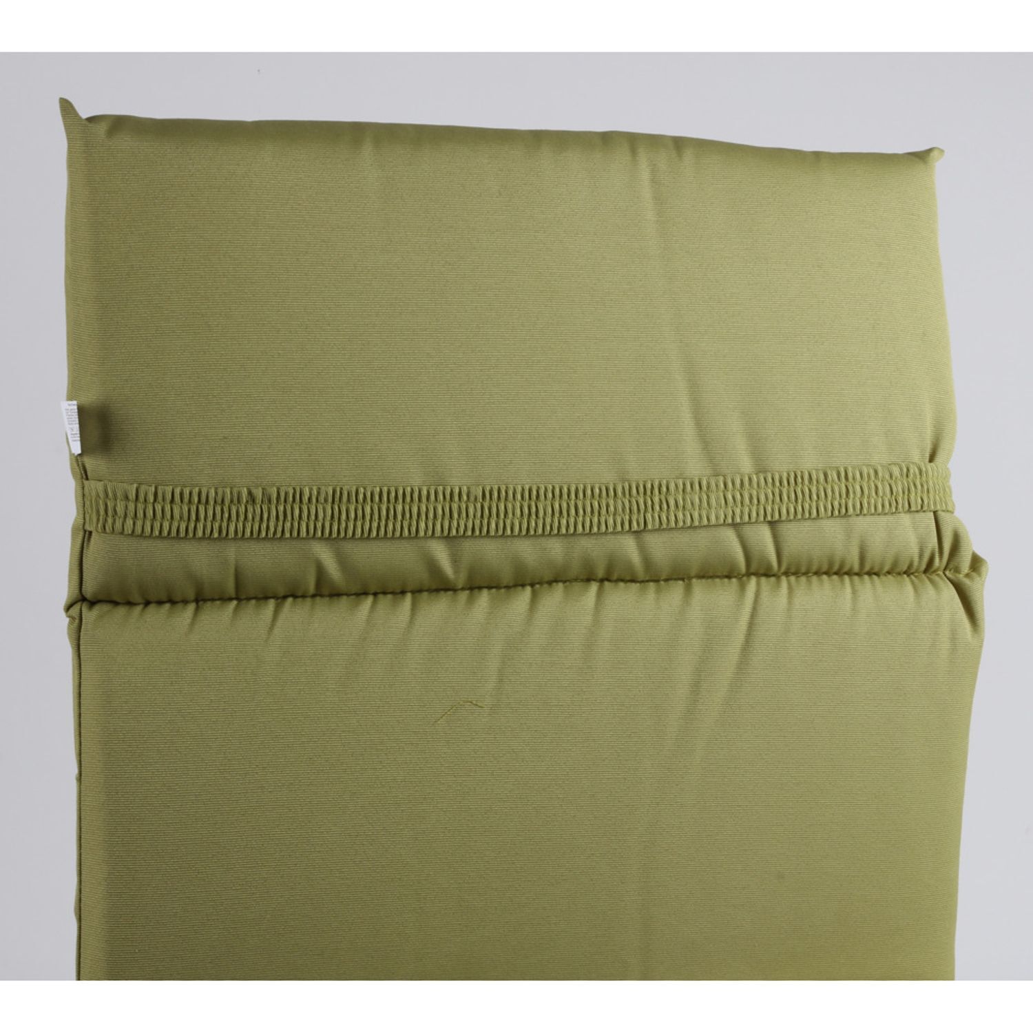 4x Lower backrest cushion OLIVE 105x50cm seat cushion garden chair cushion green